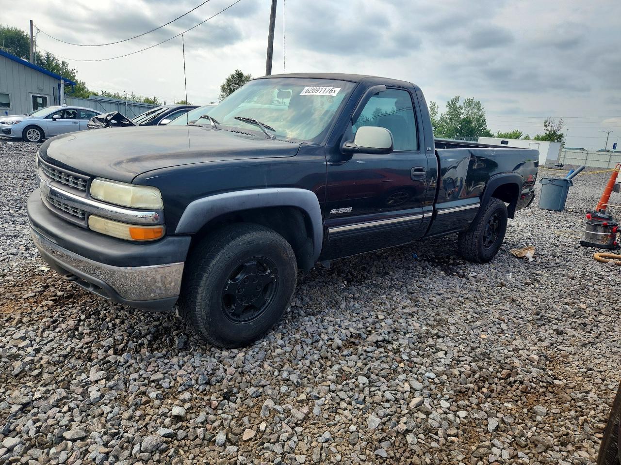 2000 Chevrolet Silverado K1500 Black vin: 1GCEK14T1YE120463