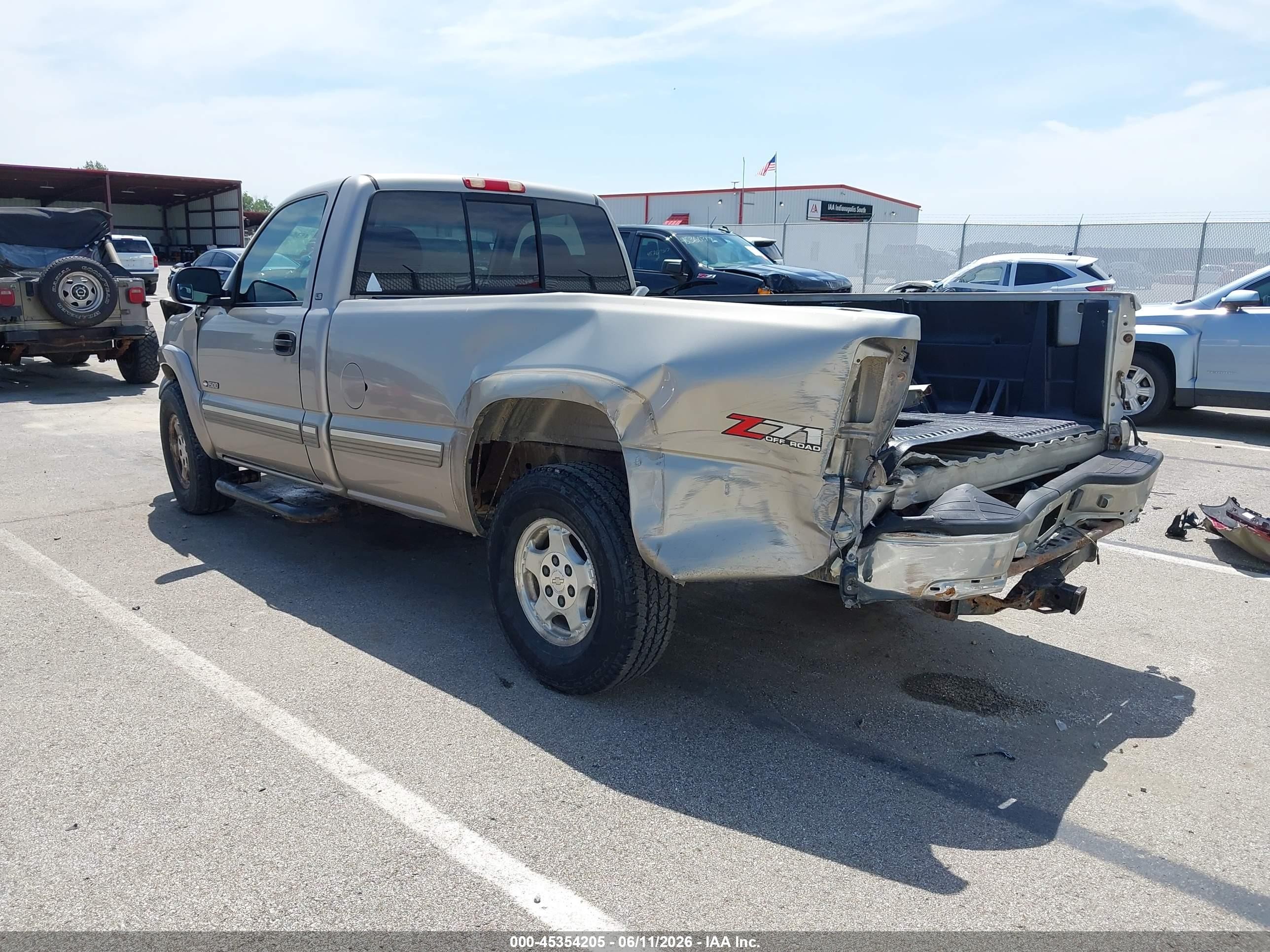 2002 Chevrolet Silverado 1500 Ls Серый vin: 1GCEK14T22Z141497