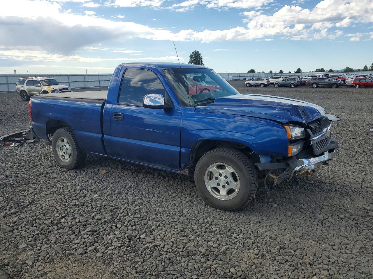 2004 Chevrolet Silverado K1500 Blue vin: 1GCEK14T24Z101830