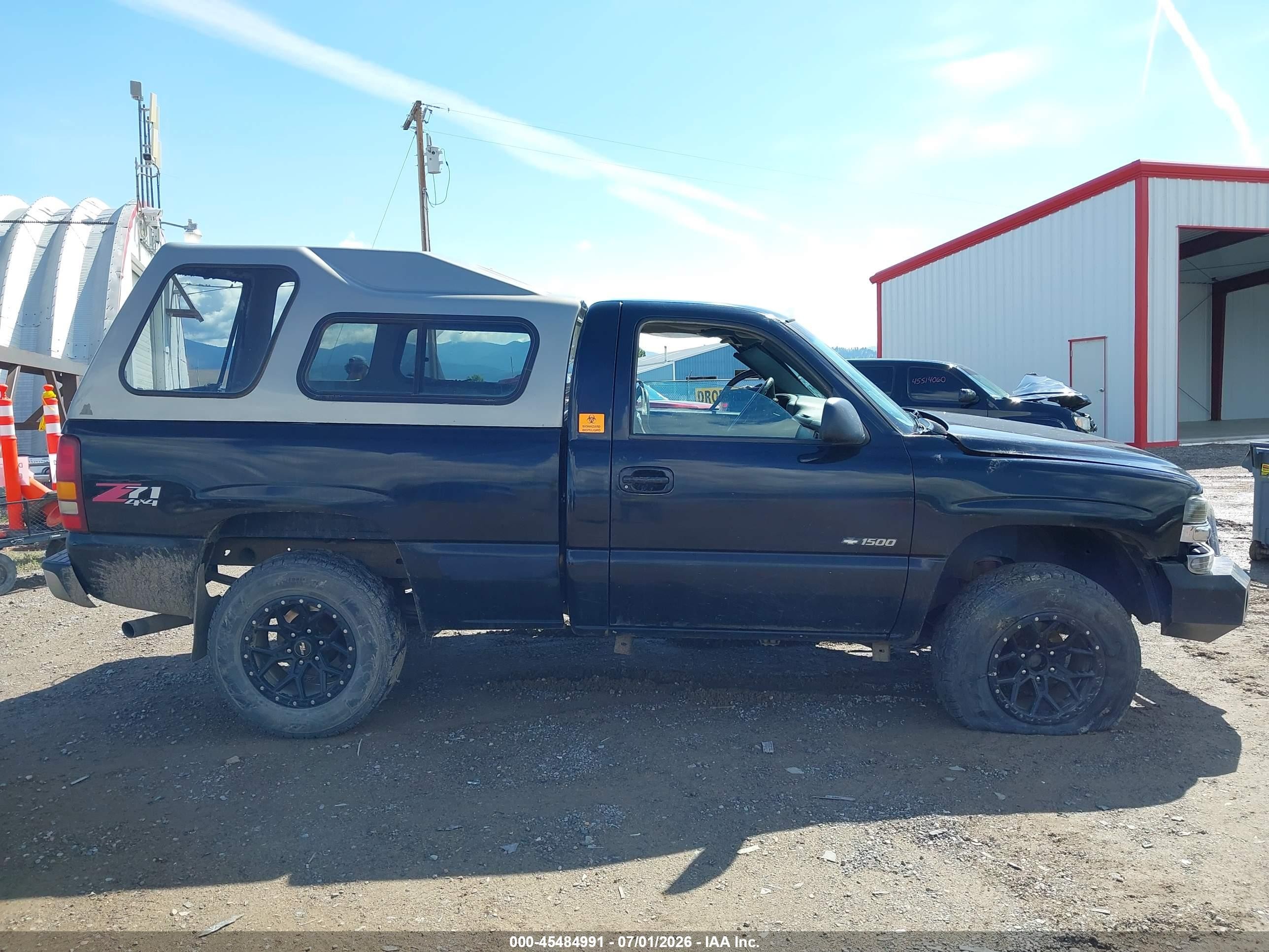 2000 Chevrolet Silverado 1500 Ls Black vin: 1GCEK14T2YZ125129