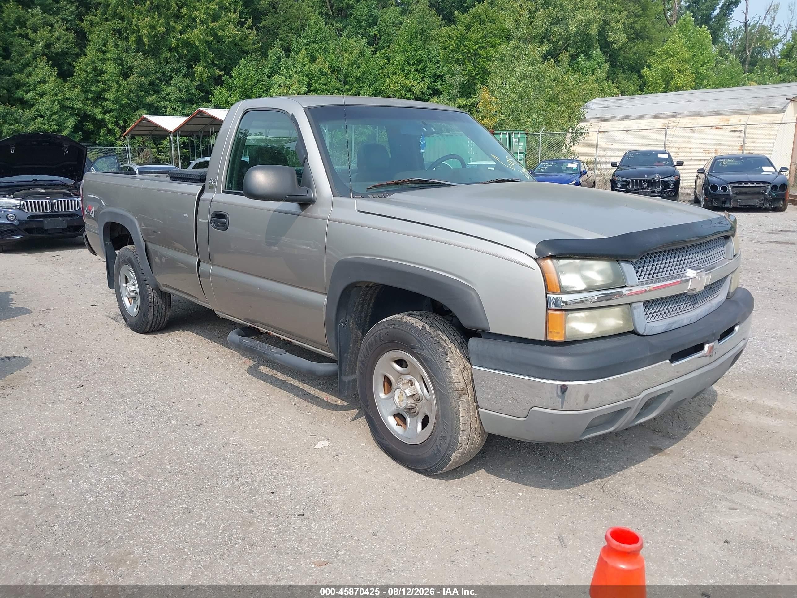 2003 Chevrolet Silverado 1500 Work Truck Gold vin: 1GCEK14T33Z167012