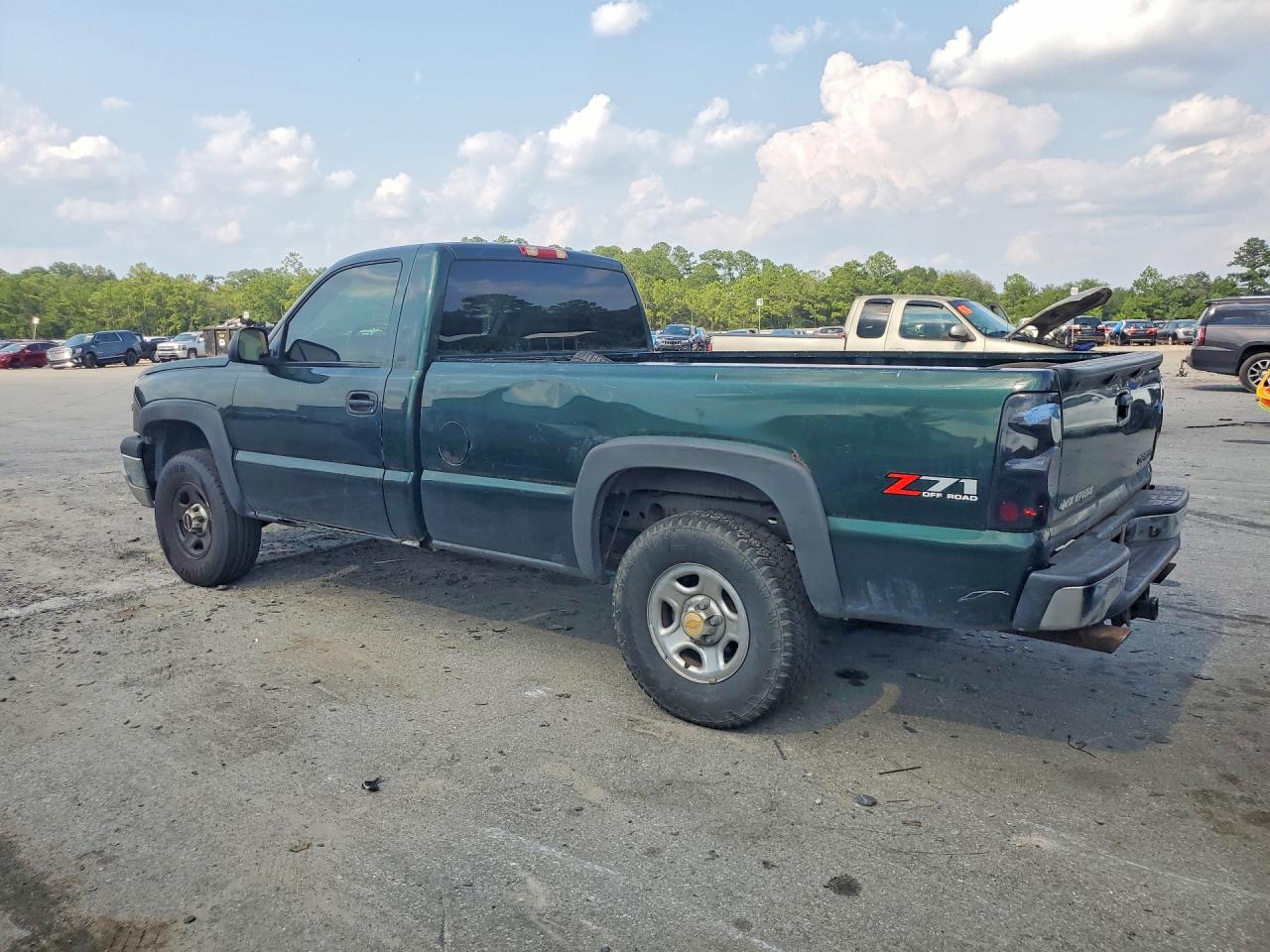 2003 Chevrolet Silverado K1500 Green vin: 1GCEK14T33Z267451