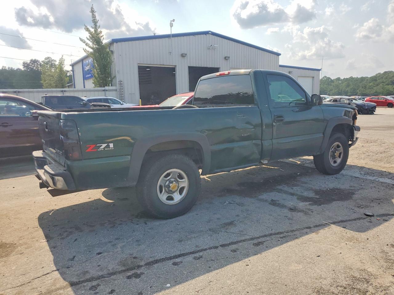 2003 Chevrolet Silverado K1500 Green vin: 1GCEK14T33Z267451