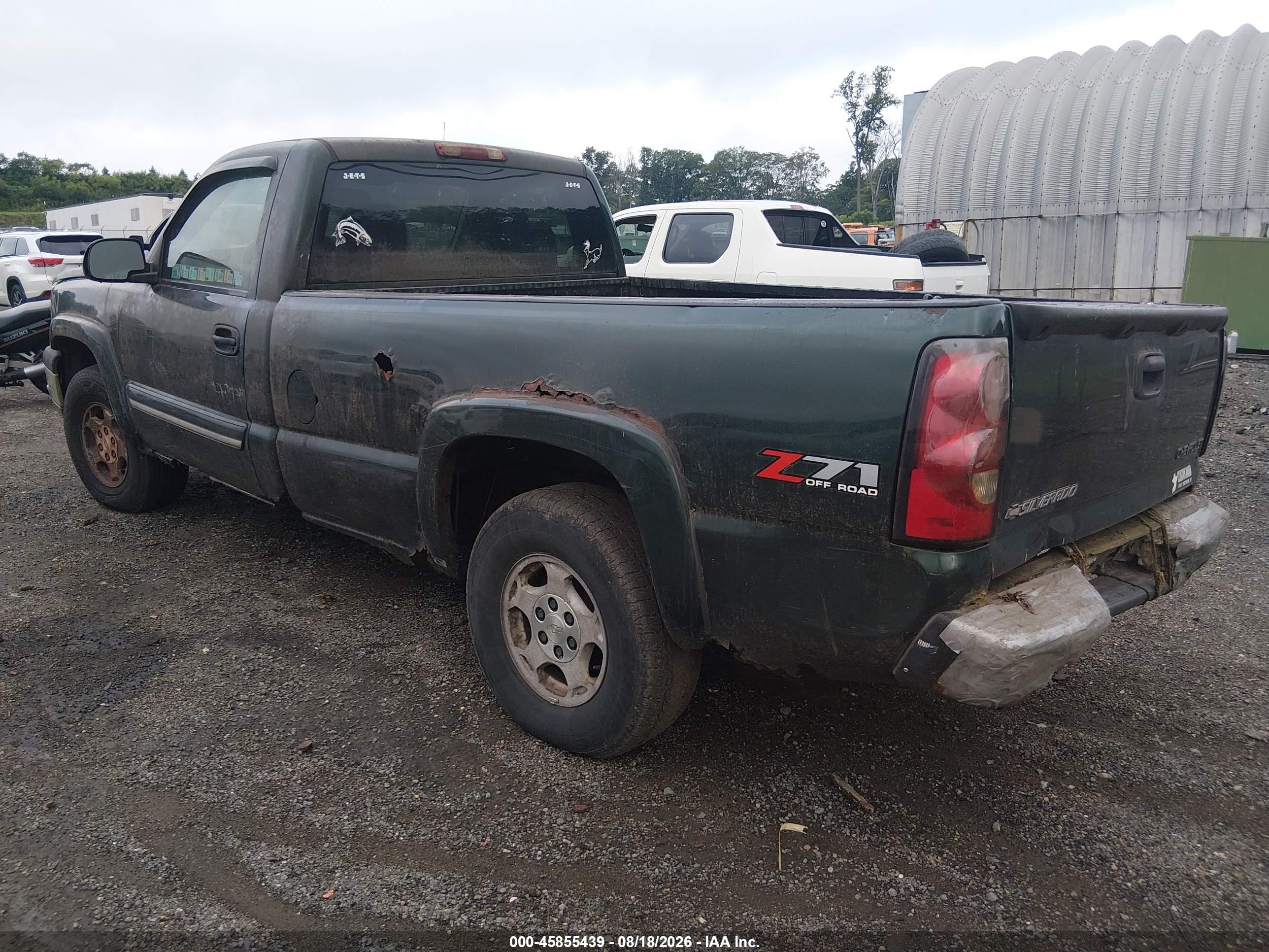2004 Chevrolet Silverado 1500 Z71 Green vin: 1GCEK14T34Z288365