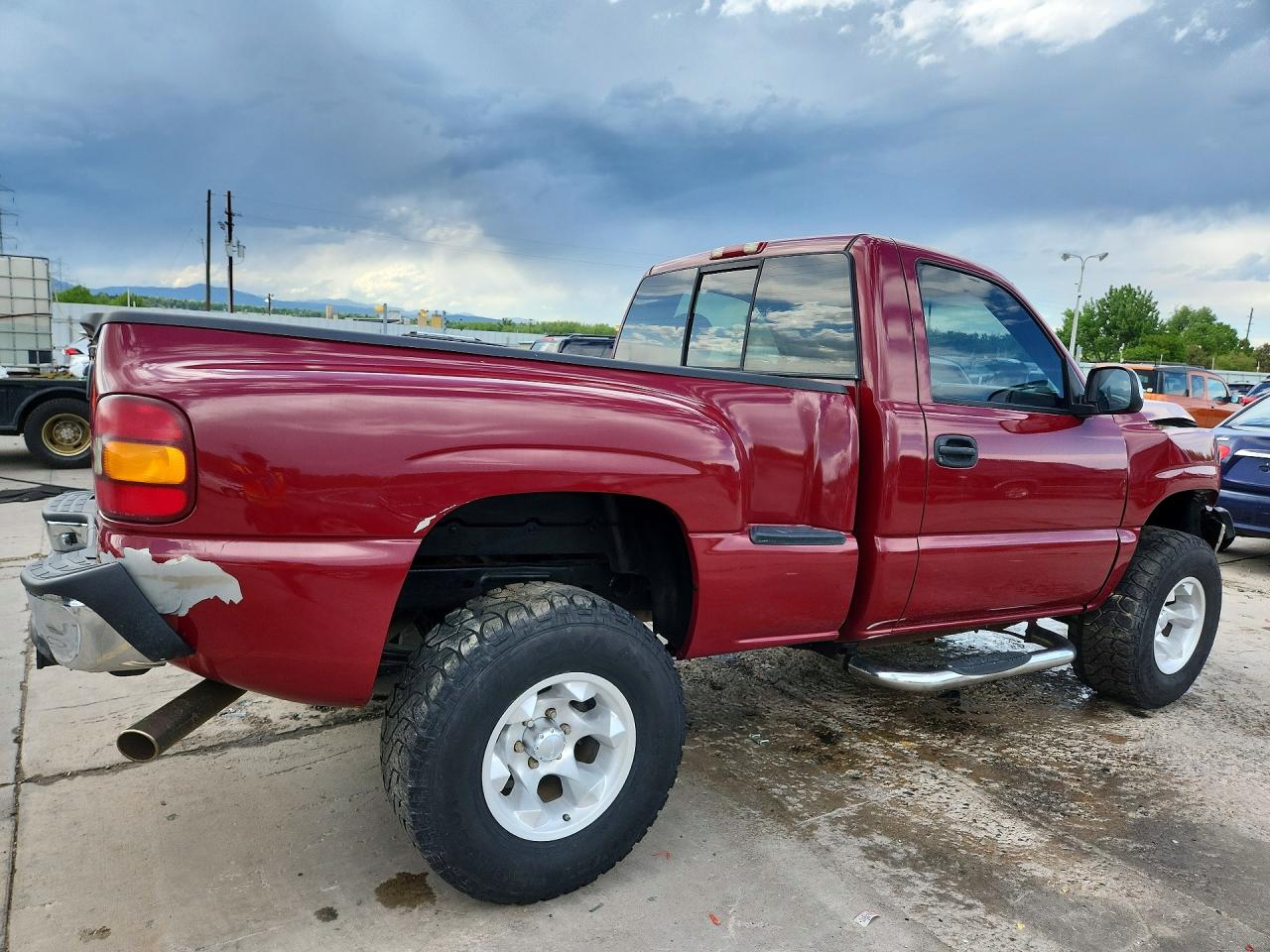 1999 Chevrolet Silverado K1500 Maroon vin: 1GCEK14T3XZ203996