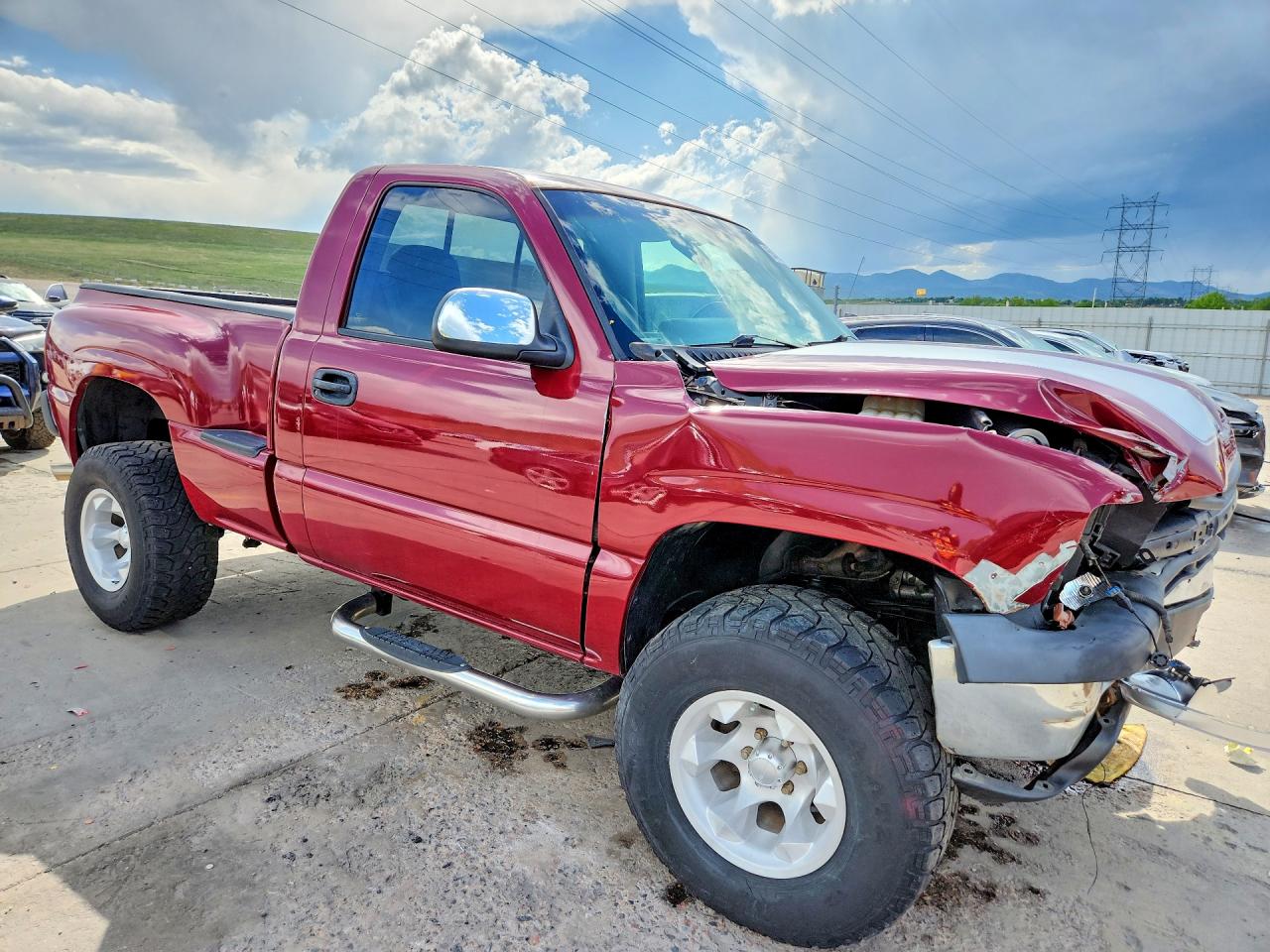 1999 Chevrolet Silverado K1500 Maroon vin: 1GCEK14T3XZ203996