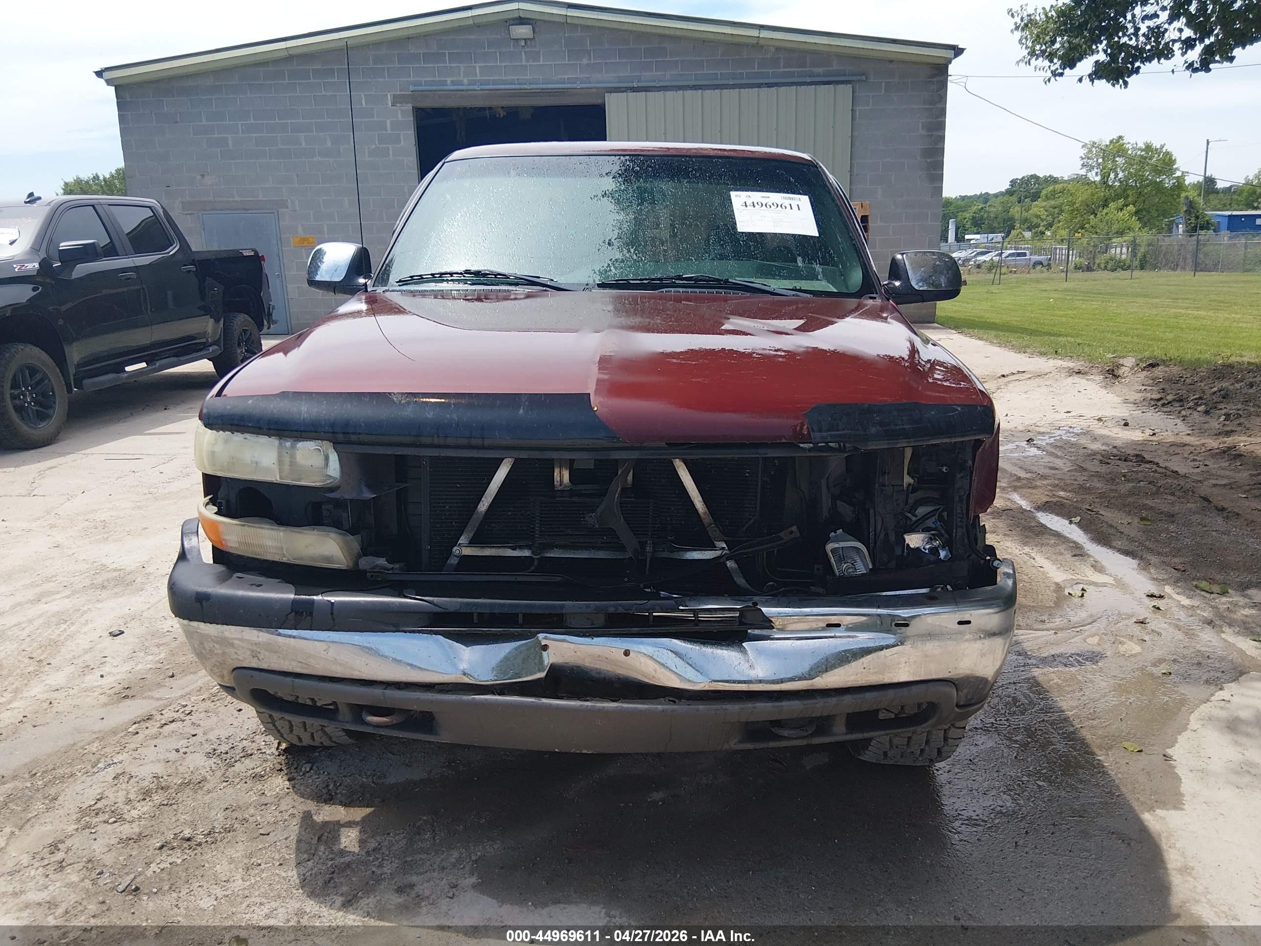 2000 Chevrolet Silverado 1500 Ls Red vin: 1GCEK14T3YZ285357