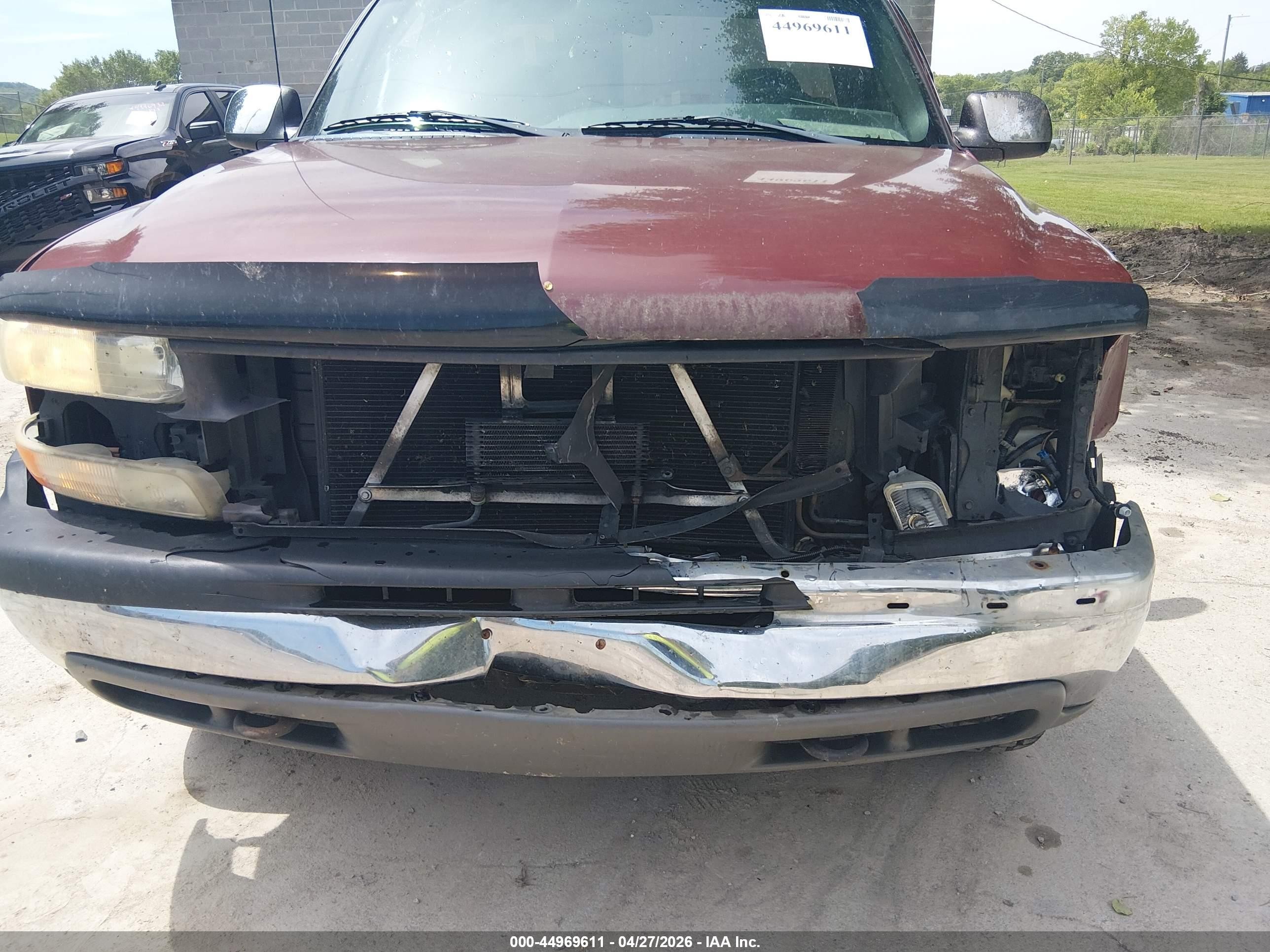2000 Chevrolet Silverado 1500 Ls Red vin: 1GCEK14T3YZ285357