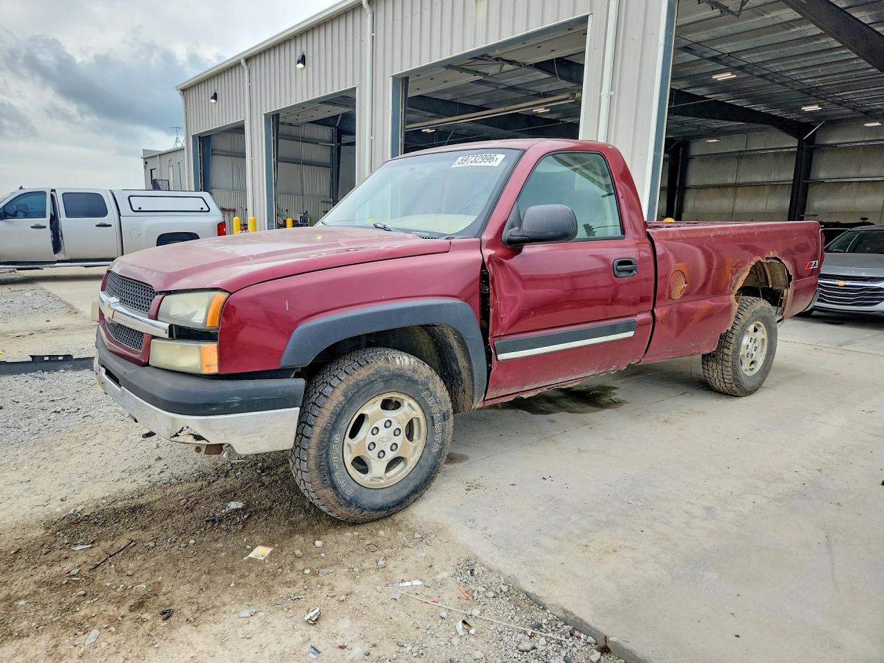 2004 Chevrolet Silverado K1500 Красный vin: 1GCEK14T54E207356
