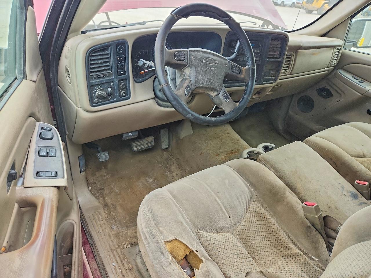 2004 Chevrolet Silverado K1500 Red vin: 1GCEK14T54E207356