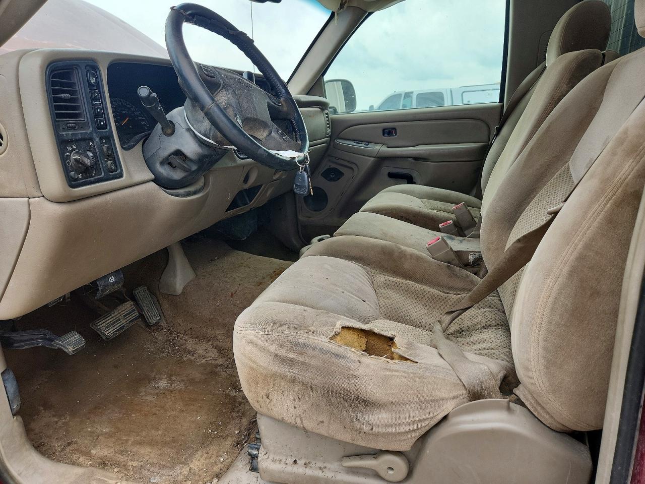 2004 Chevrolet Silverado K1500 Red vin: 1GCEK14T54E207356