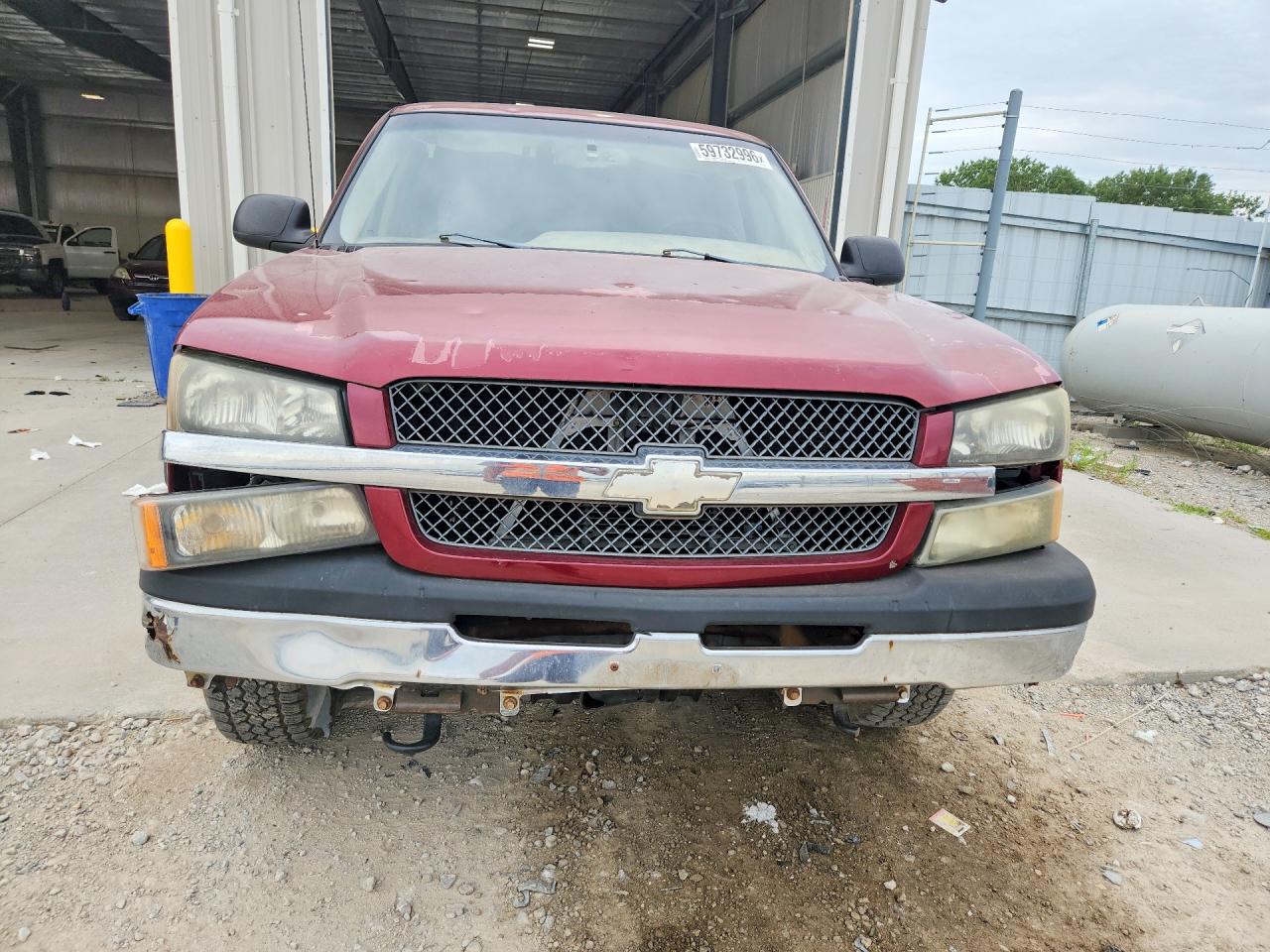 2004 Chevrolet Silverado K1500 Red vin: 1GCEK14T54E207356