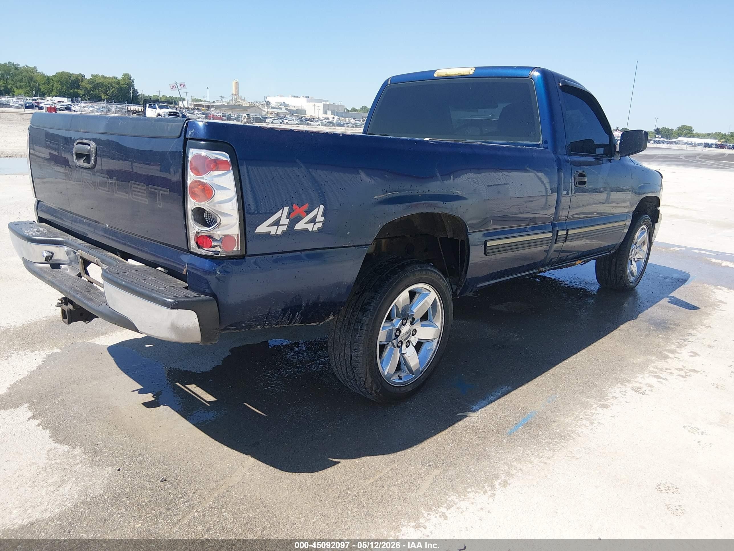 1999 Chevrolet Silverado 1500   Blue vin: 1GCEK14T5XE152248