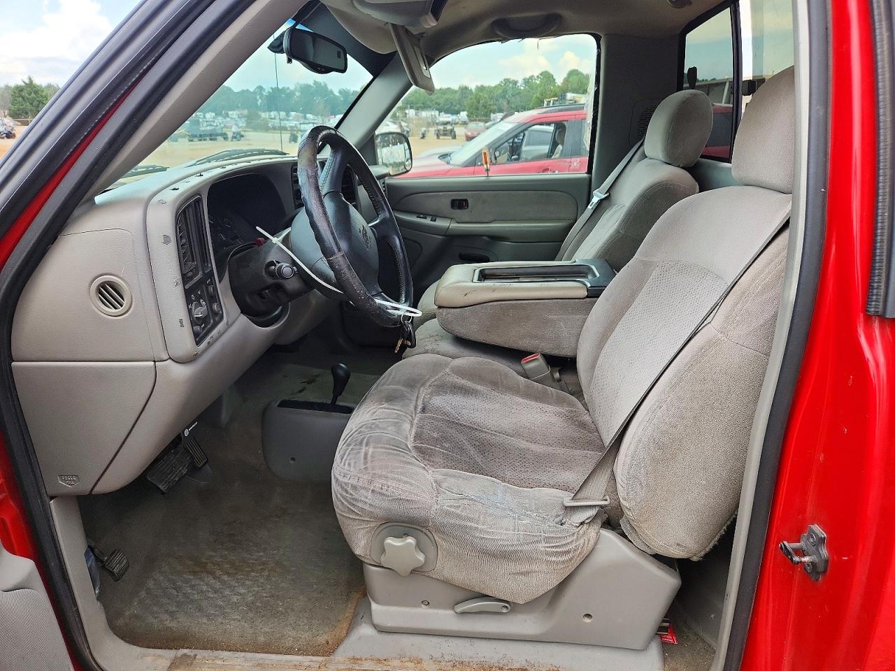 2000 Chevrolet Silverado K1500 Red vin: 1GCEK14T5YZ166497