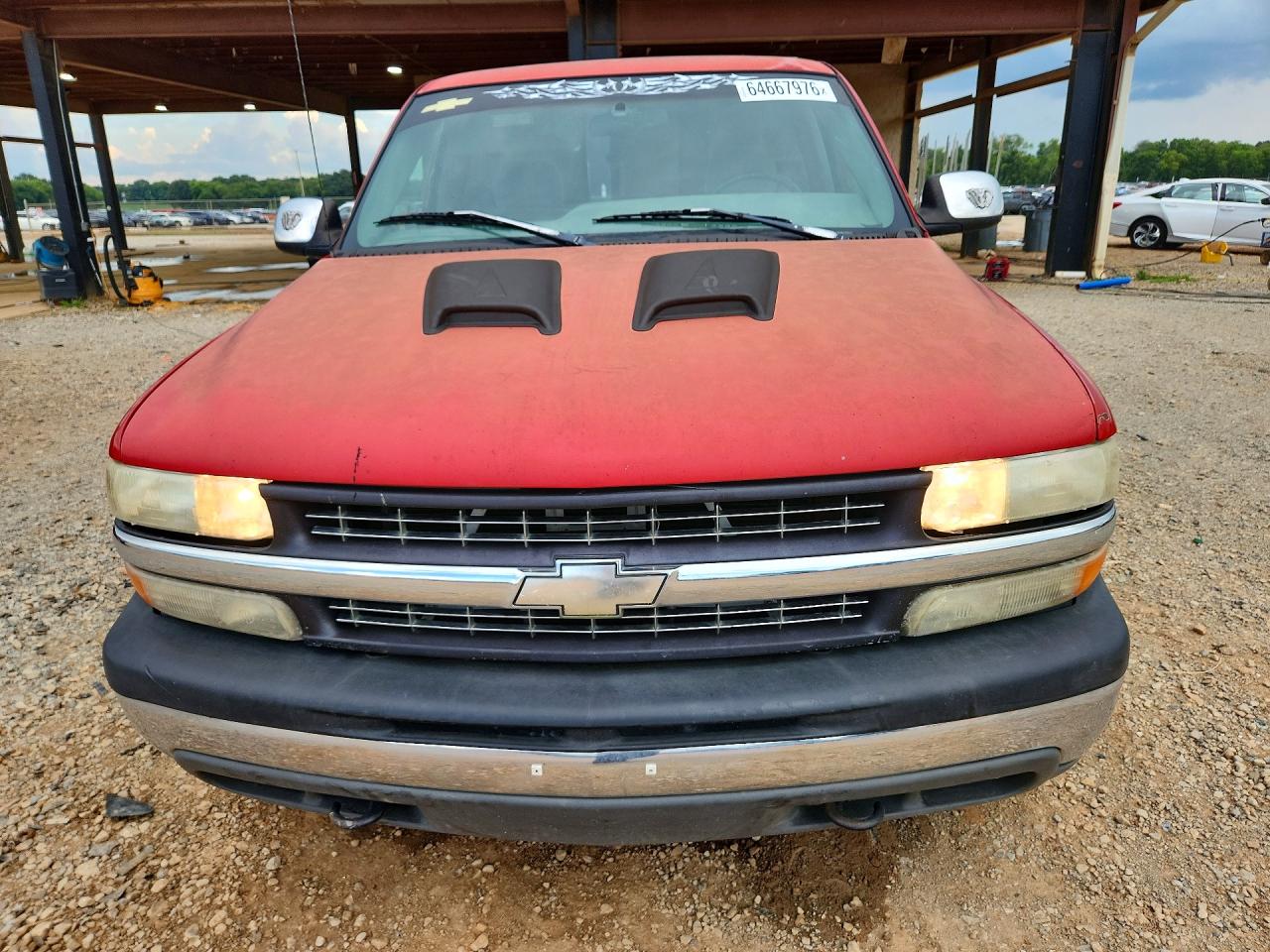 2000 Chevrolet Silverado K1500 Red vin: 1GCEK14T5YZ166497