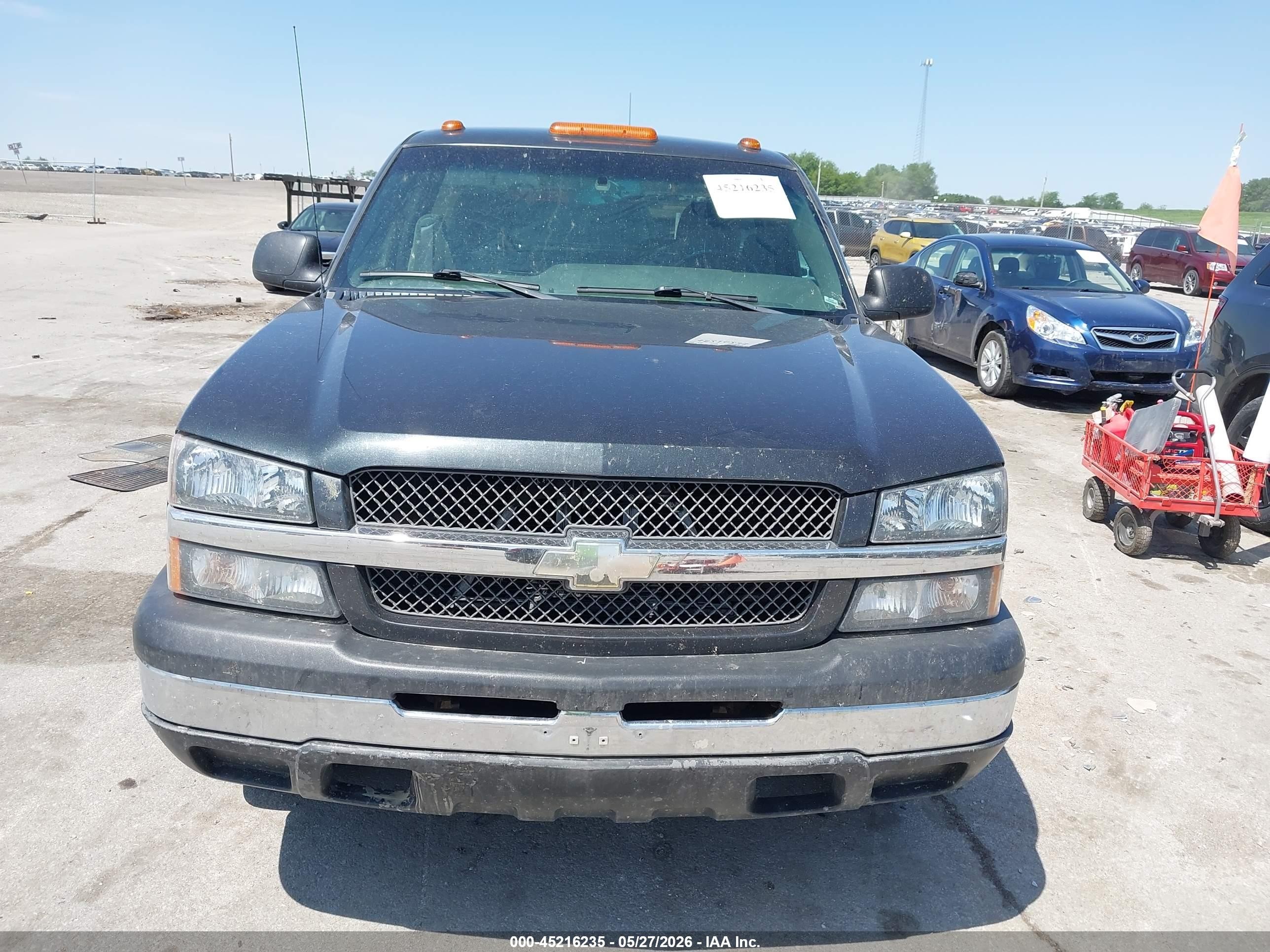 2003 Chevrolet Silverado 1500 Ls Gray vin: 1GCEK14T73Z179700