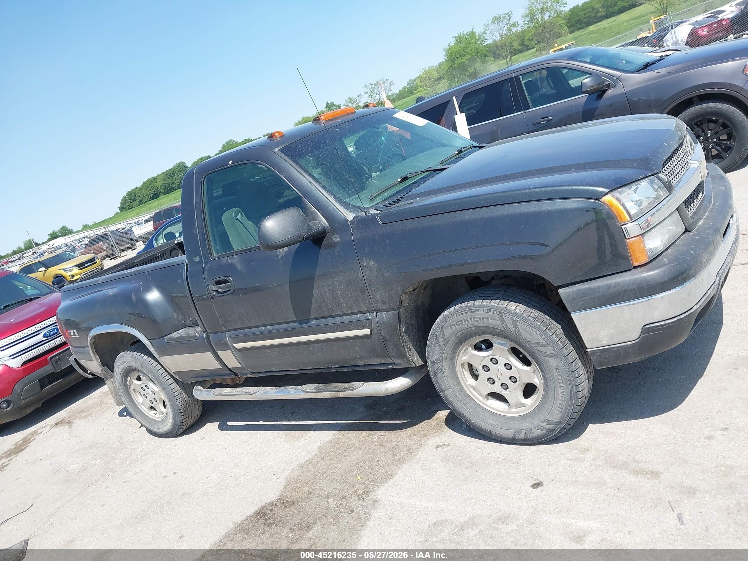 2003 Chevrolet Silverado 1500 Ls Gray vin: 1GCEK14T73Z179700