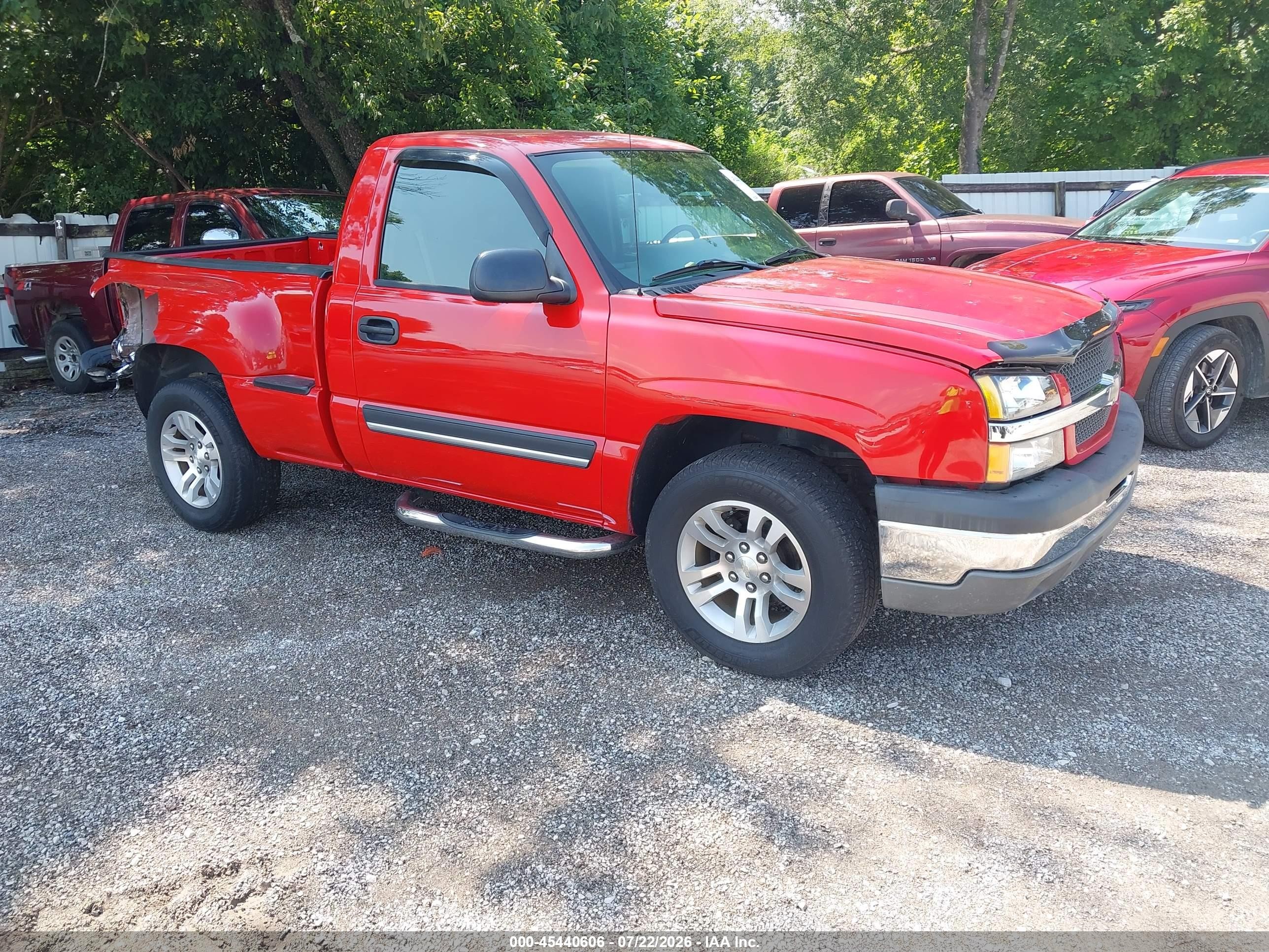 2004 Chevrolet Silverado 1500 Z71 Red vin: 1GCEK14T74Z169170