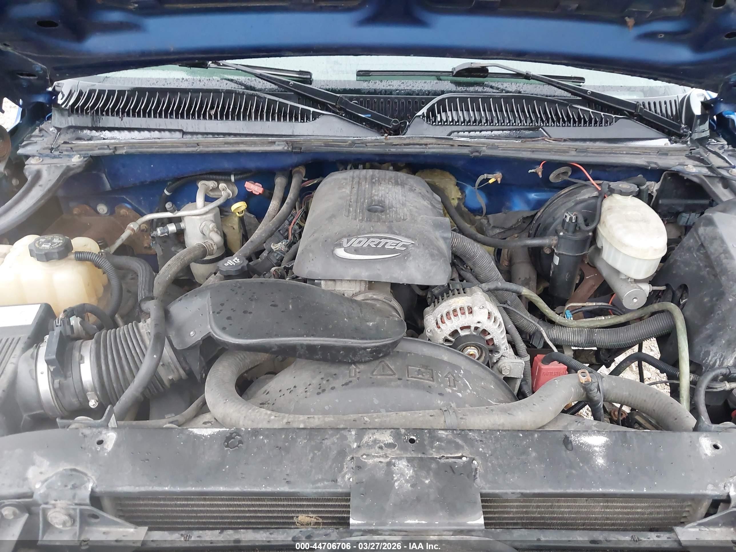2004 Chevrolet Silverado 1500   Blue vin: 1GCEK14T84Z220109