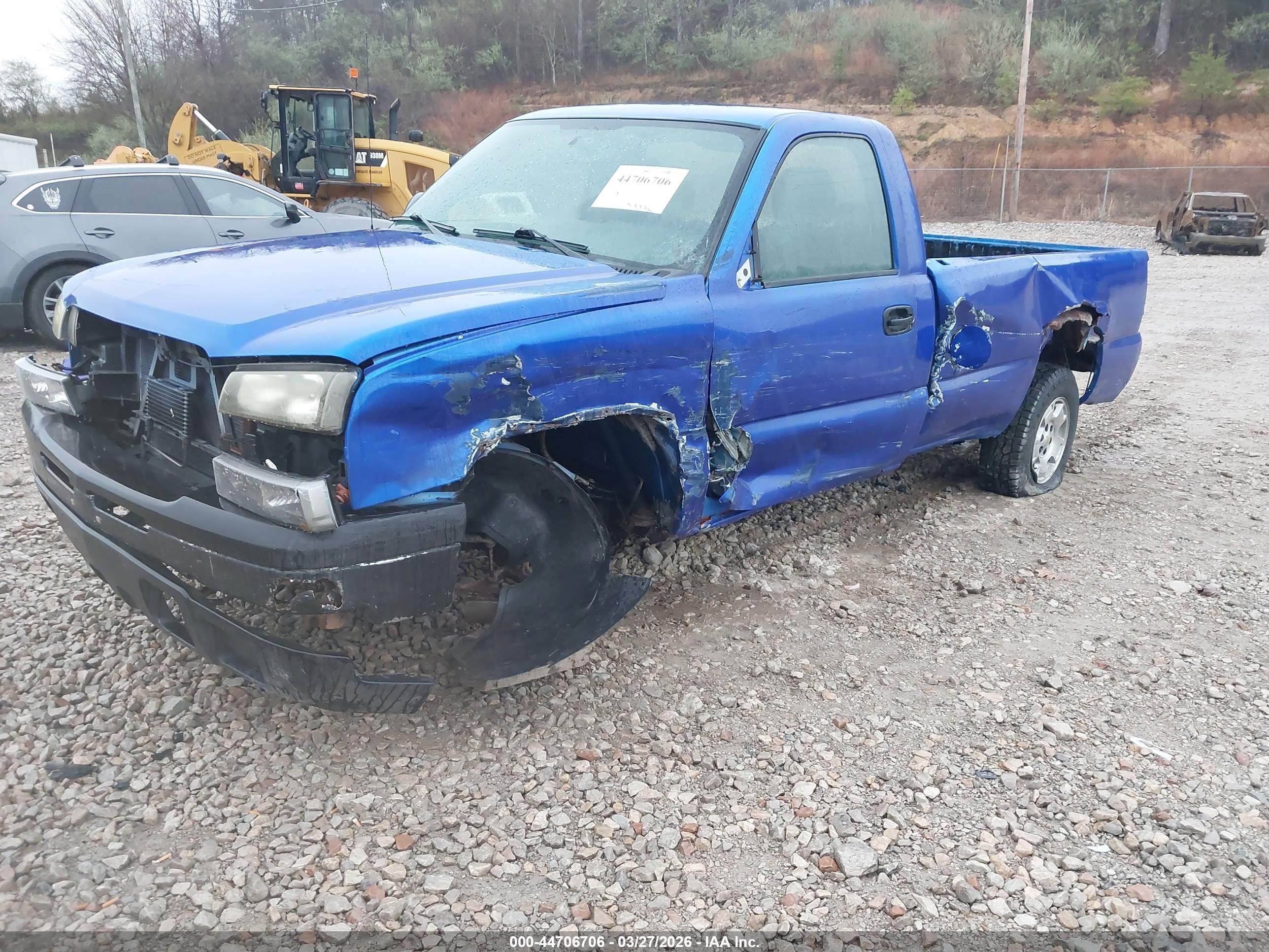 2004 Chevrolet Silverado 1500   Blue vin: 1GCEK14T84Z220109
