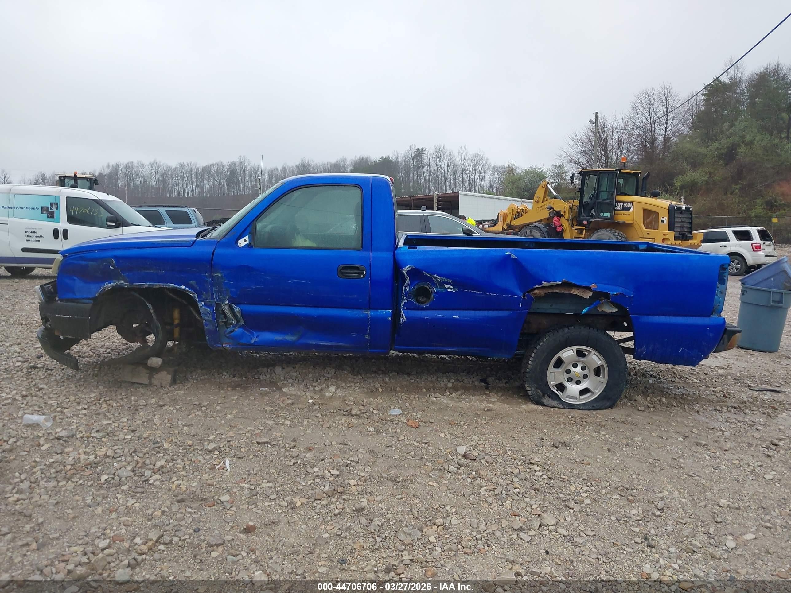 2004 Chevrolet Silverado 1500   Blue vin: 1GCEK14T84Z220109