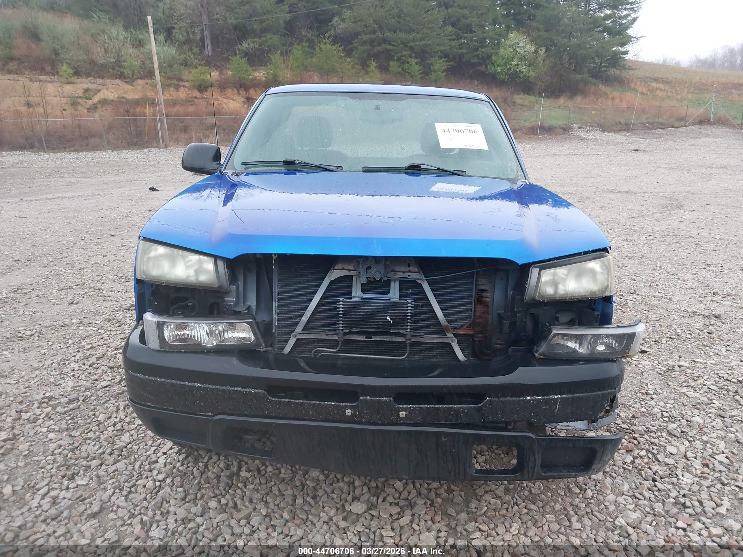 2004 Chevrolet Silverado 1500   Blue vin: 1GCEK14T84Z220109