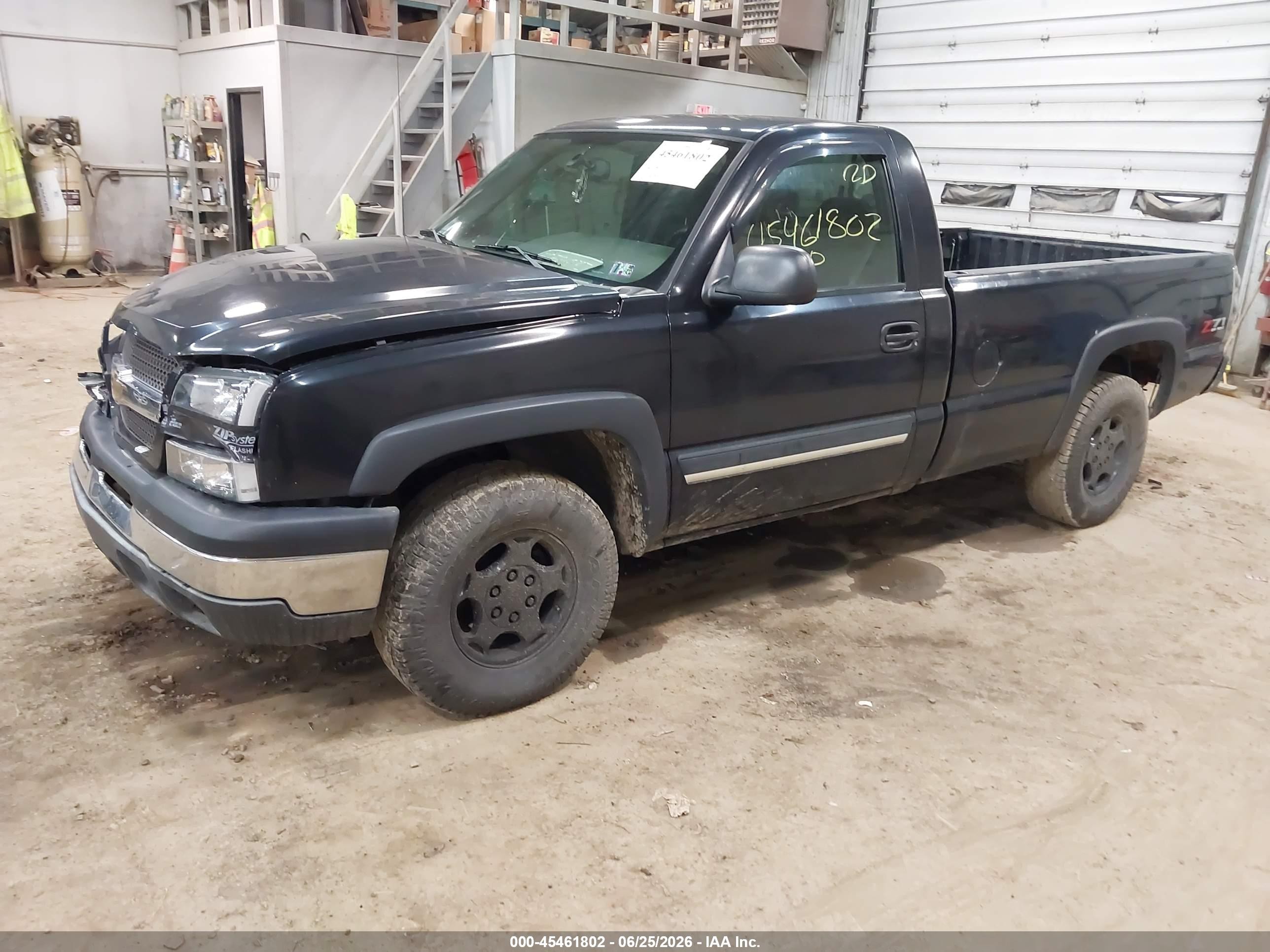 2004 Chevrolet Silverado 1500 Z71 Black vin: 1GCEK14T84Z340542