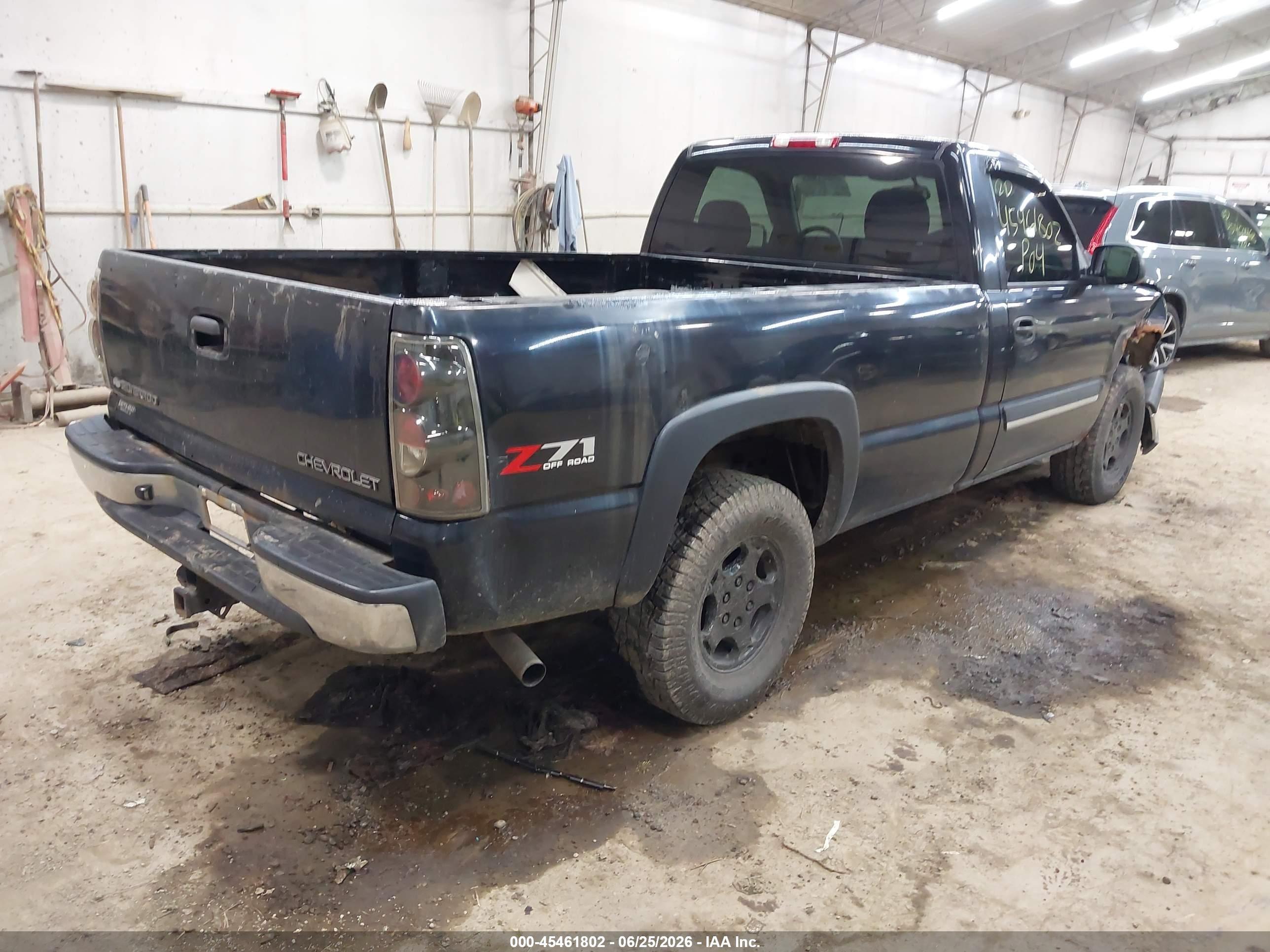 2004 Chevrolet Silverado 1500 Z71 Black vin: 1GCEK14T84Z340542