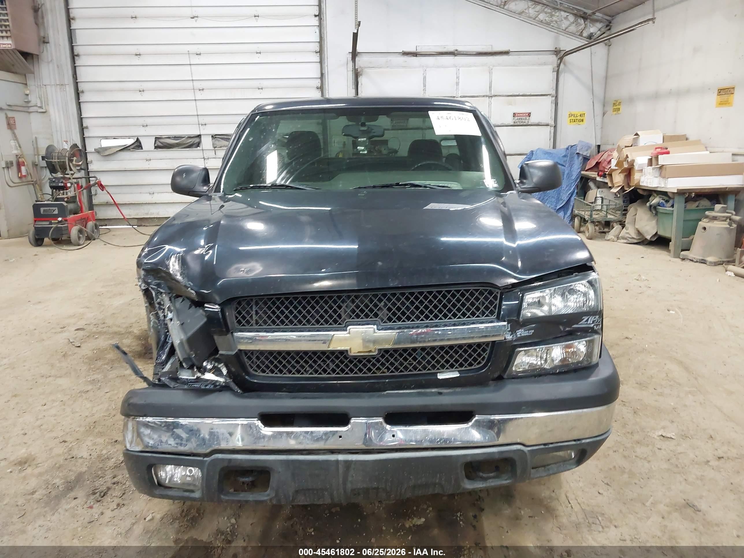 2004 Chevrolet Silverado 1500 Z71 Black vin: 1GCEK14T84Z340542