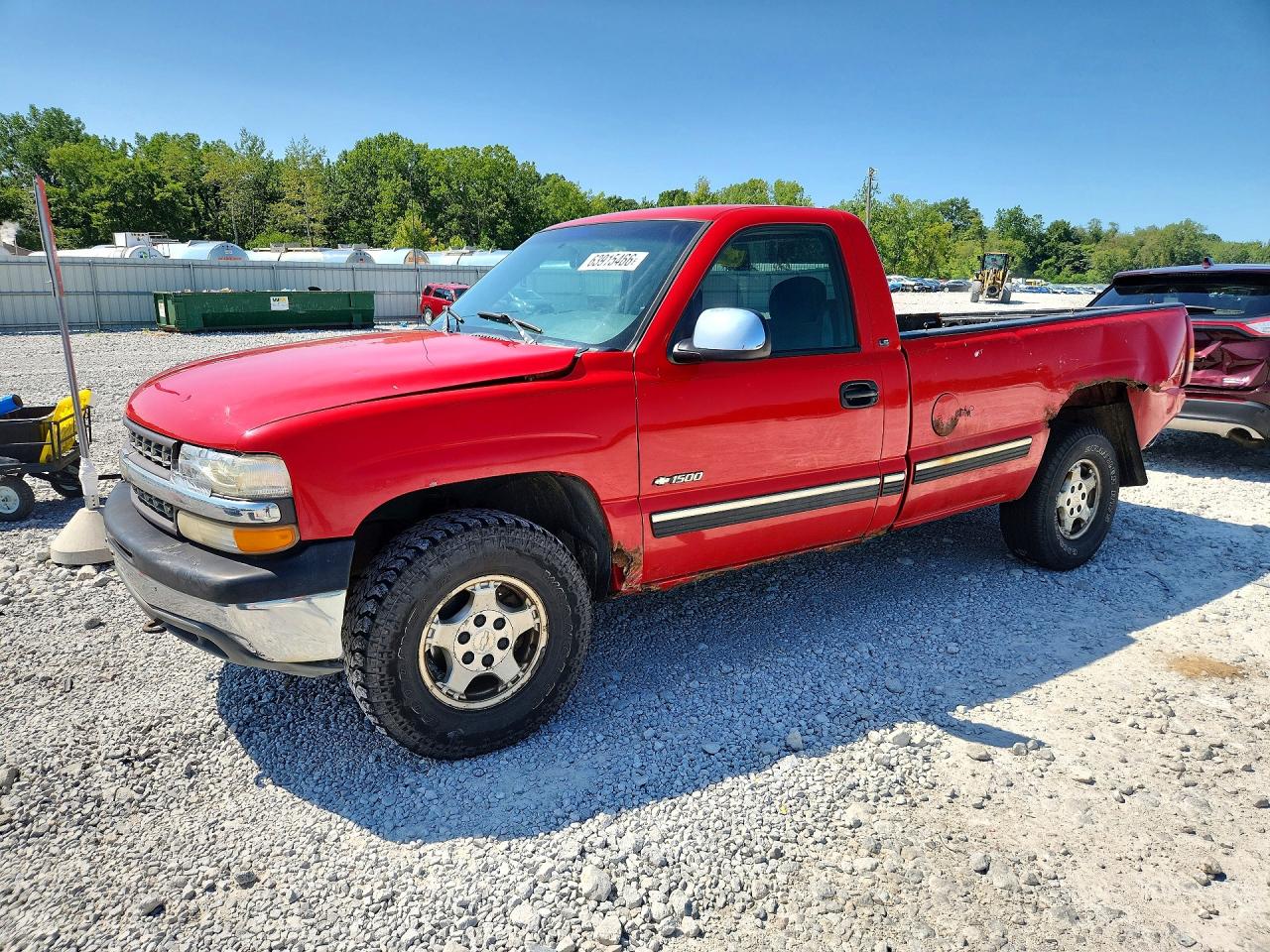 1999 Chevrolet Silverado K1500 Red vin: 1GCEK14T8XE108843