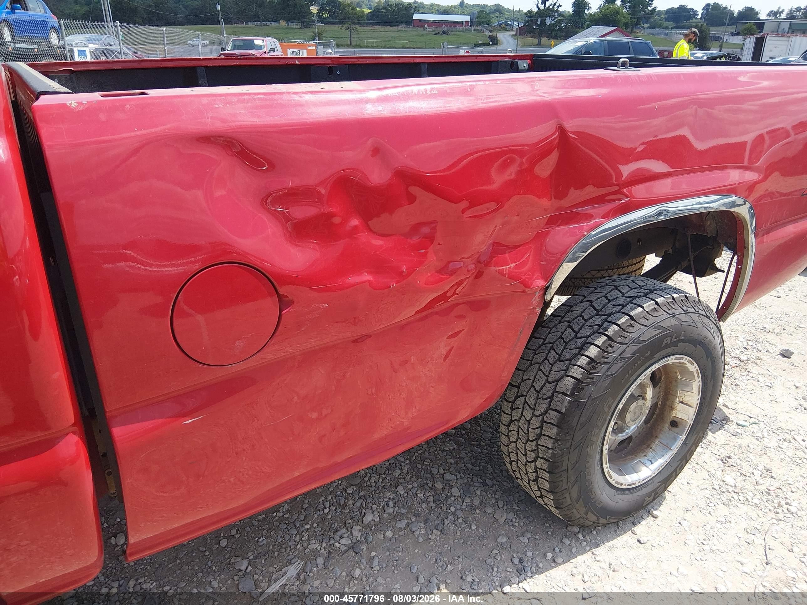 2003 Chevrolet Silverado 1500 Ls Red vin: 1GCEK14T93E377217