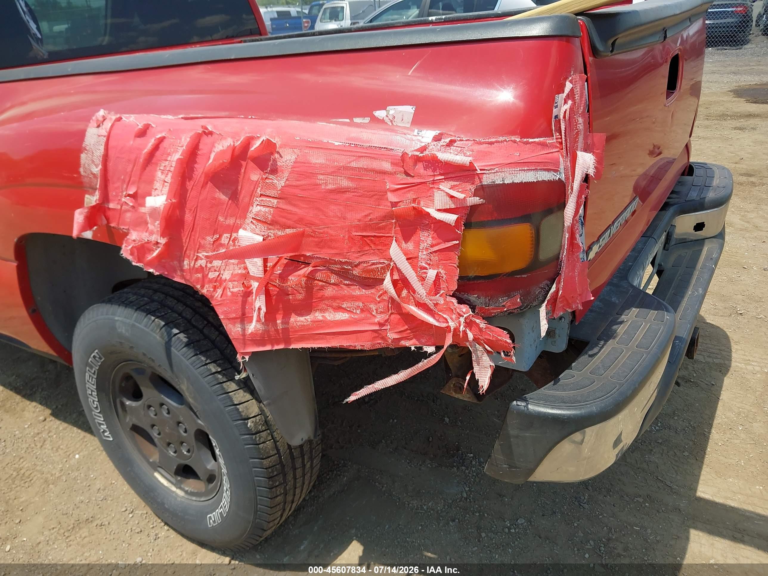 2004 Chevrolet Silverado 1500 Z71 Red vin: 1GCEK14T94Z187783
