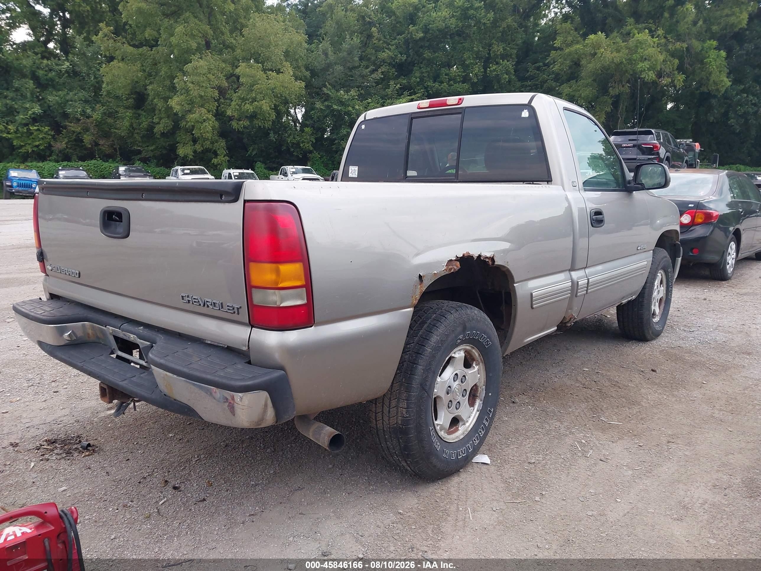 1999 Chevrolet Silverado 1500 Ls Gold vin: 1GCEK14TXXZ112059