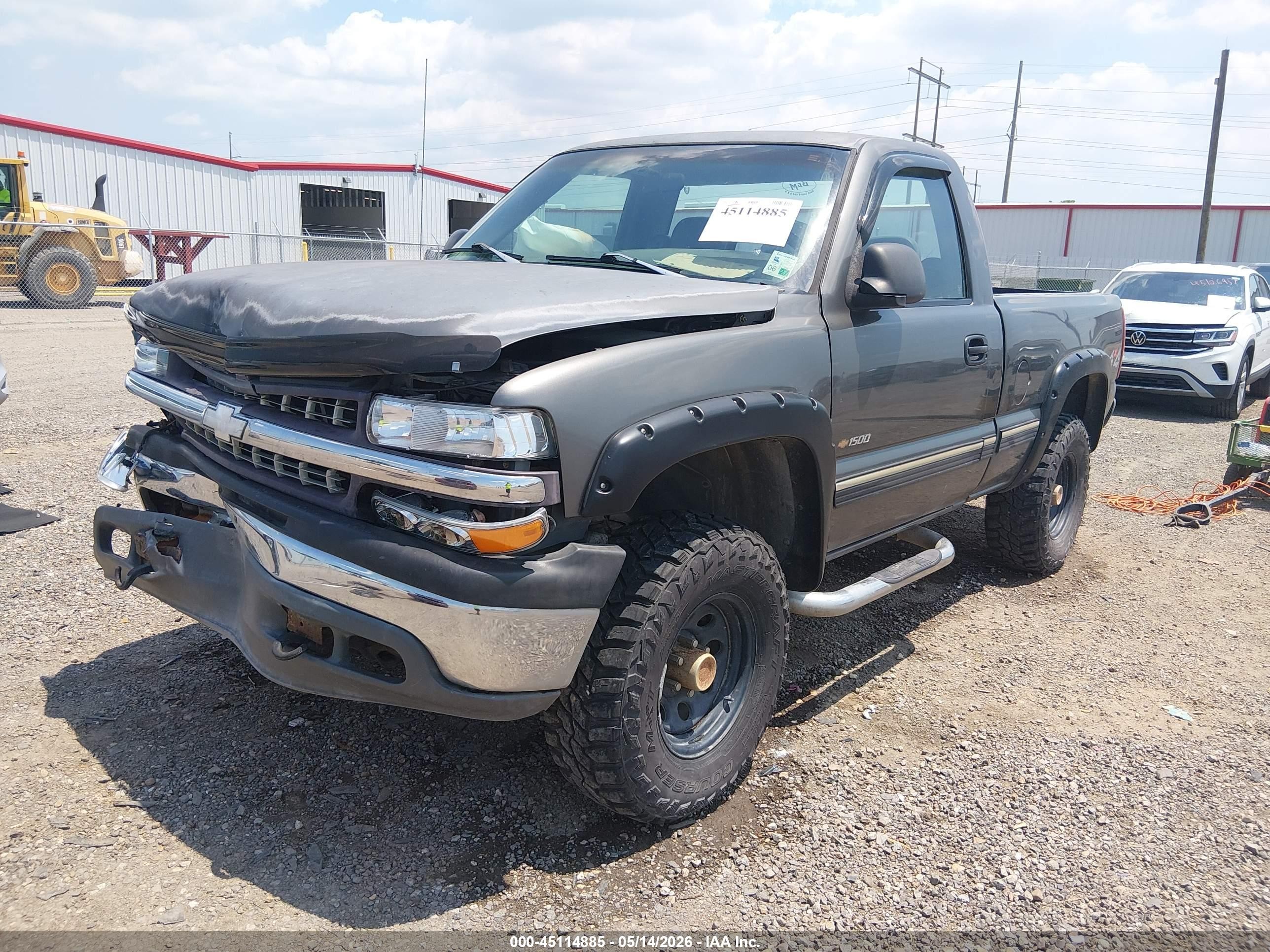 1999 Chevrolet Silverado 1500   Gray vin: 1GCEK14TXXZ137172