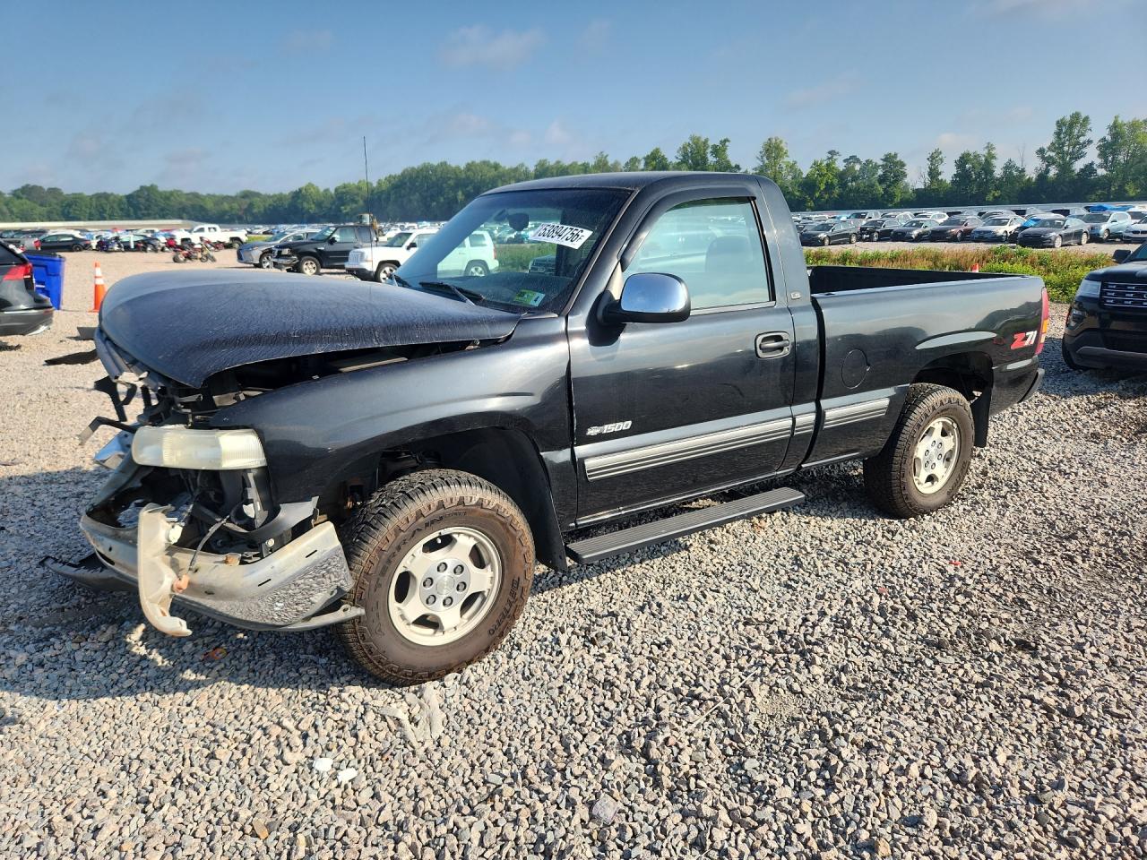1999 Chevrolet Silverado K1500 Черный vin: 1GCEK14TXXZ196013
