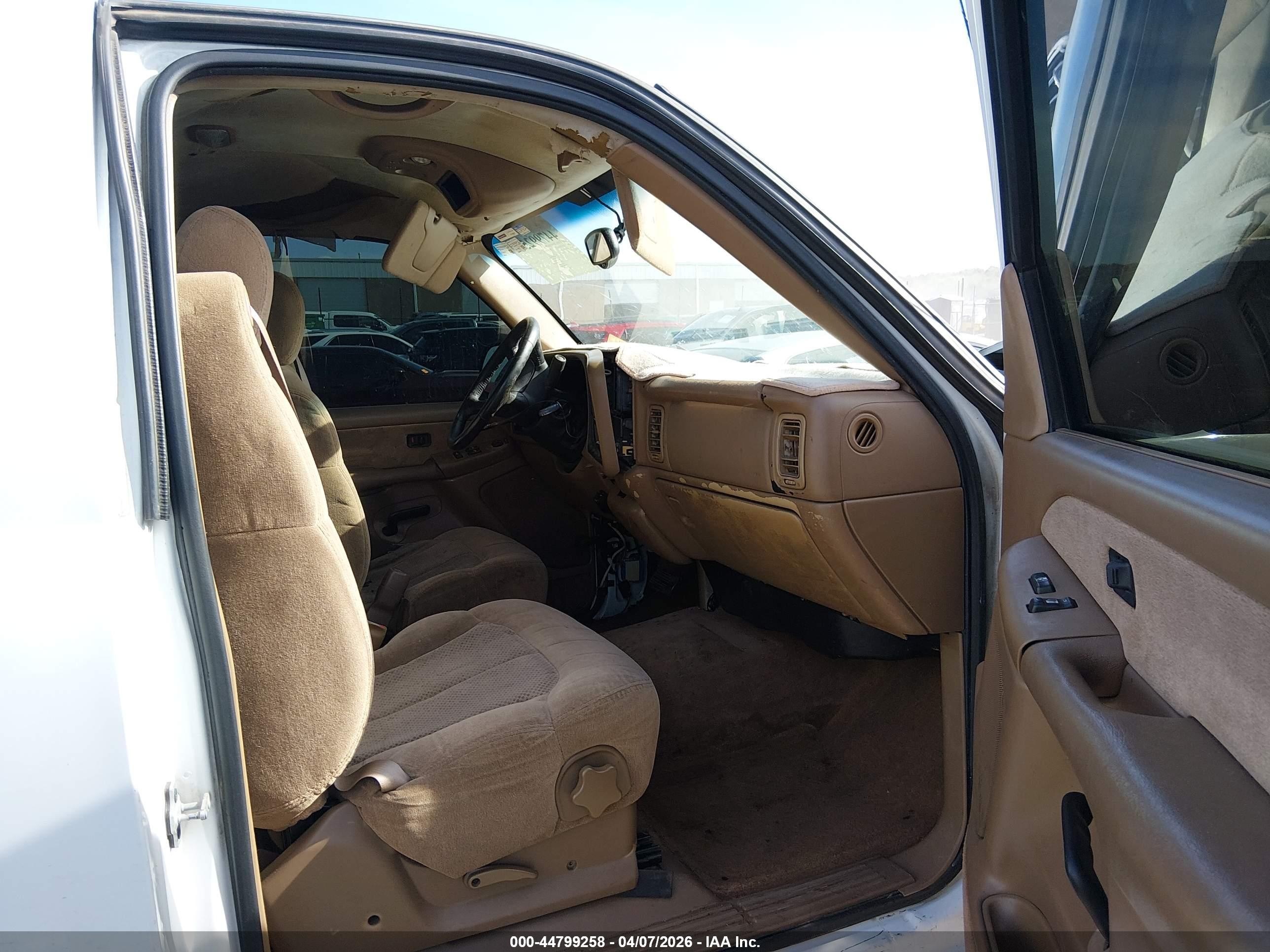 2000 Chevrolet Silverado 1500 Ls White vin: 1GCEK14TXYZ249892