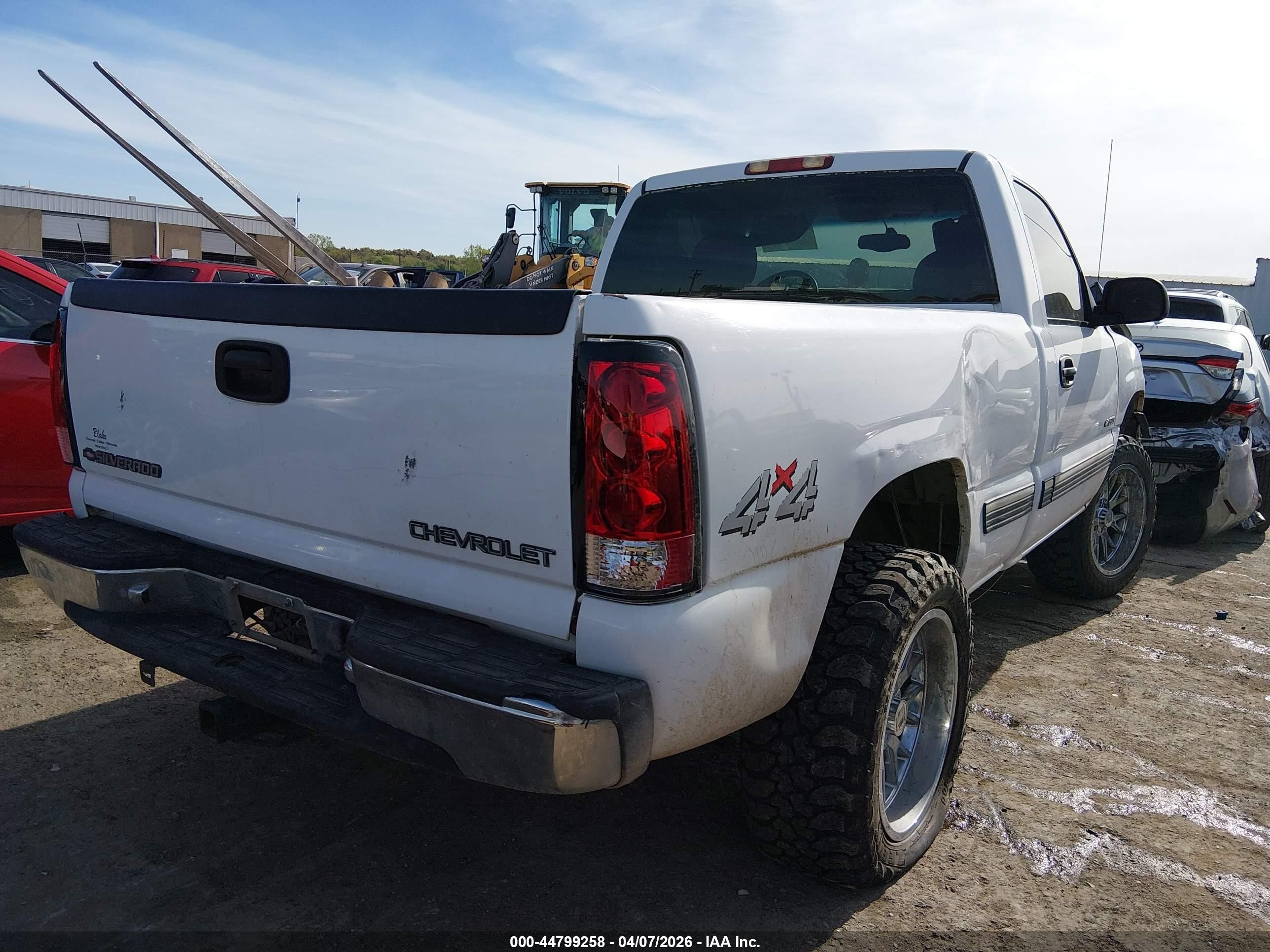 2000 Chevrolet Silverado 1500 Ls White vin: 1GCEK14TXYZ249892