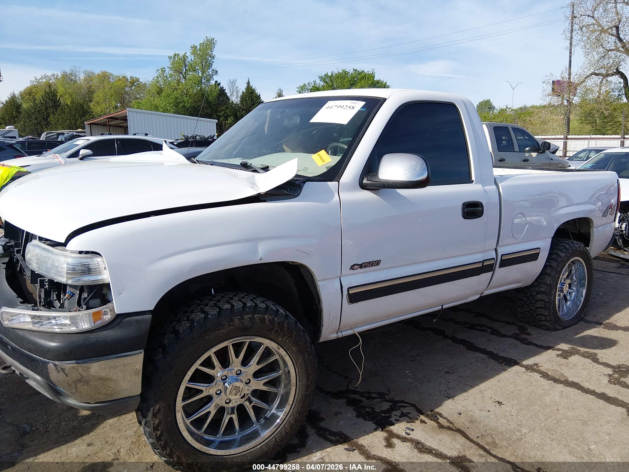2000 Chevrolet Silverado 1500 Ls White vin: 1GCEK14TXYZ249892