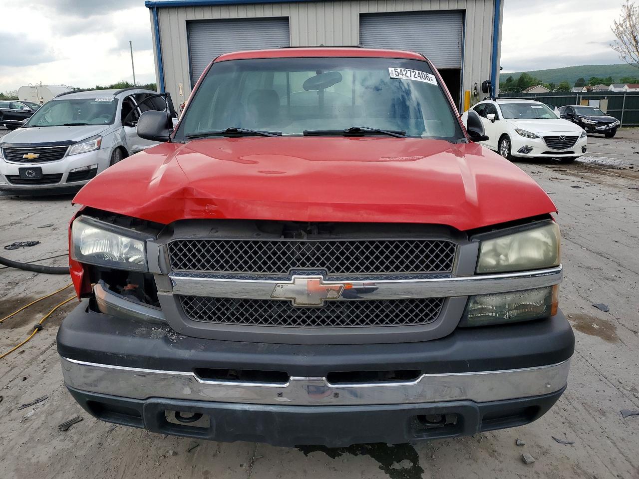 2004 Chevrolet Silverado K1500 Red vin: 1GCEK14V04E116092