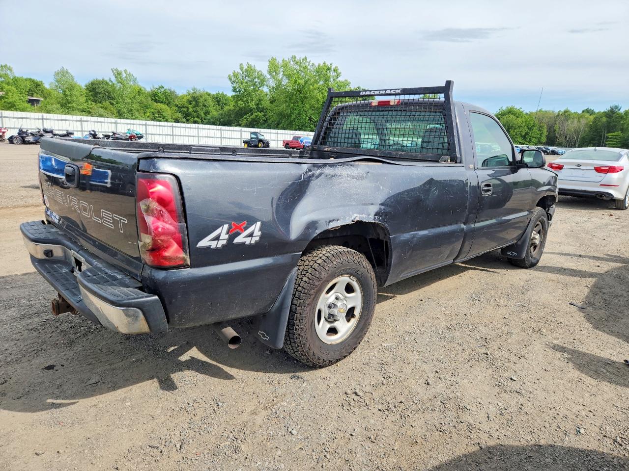 2004 Chevrolet Silverado K1500 Black vin: 1GCEK14V04E274335