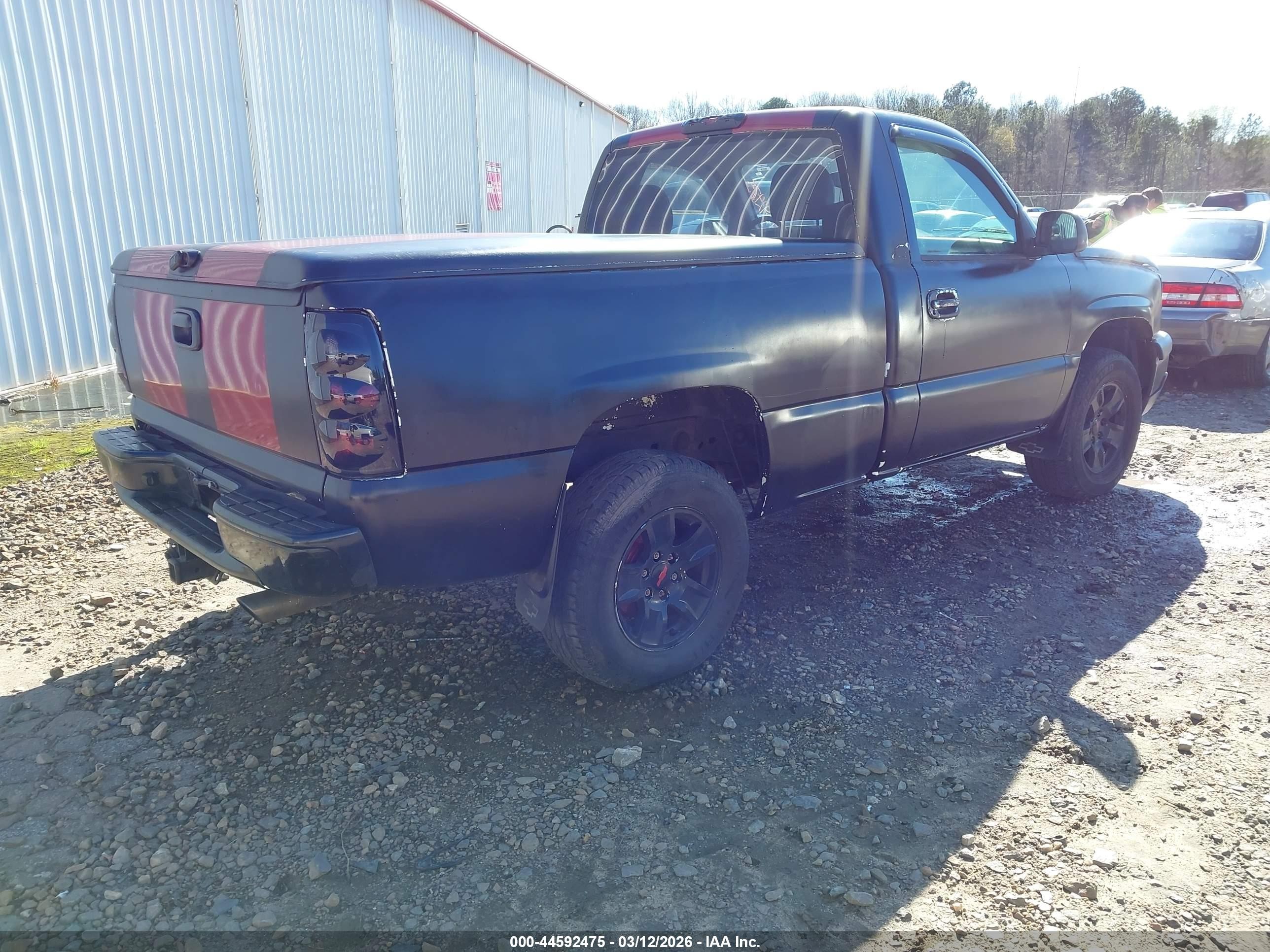 2005 Chevrolet Silverado 1500 Work Truck Черный vin: 1GCEK14V05Z274474