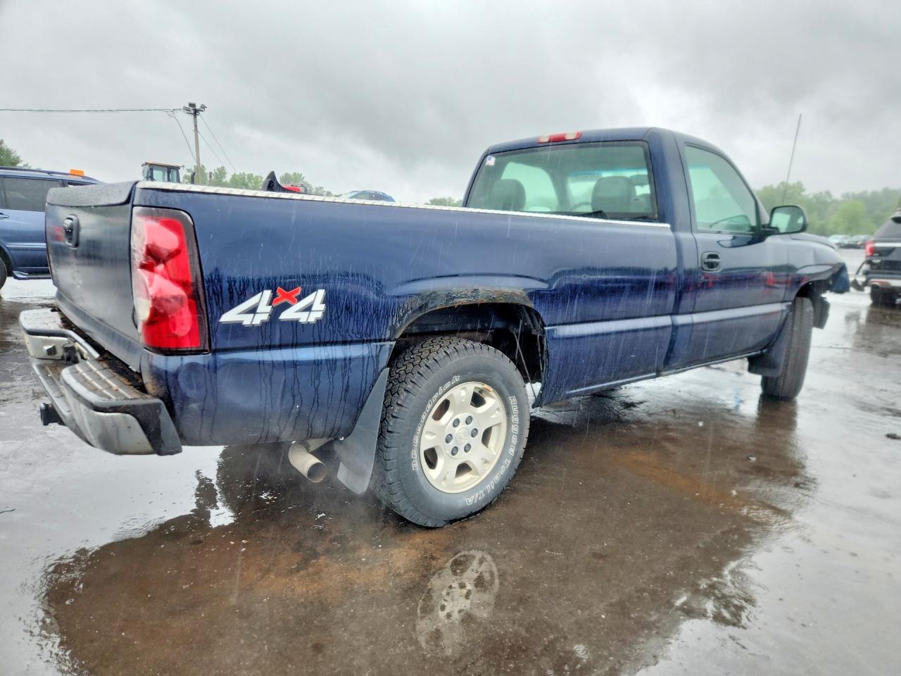 2006 Chevrolet Silverado K1500 Blue vin: 1GCEK14V16E106092