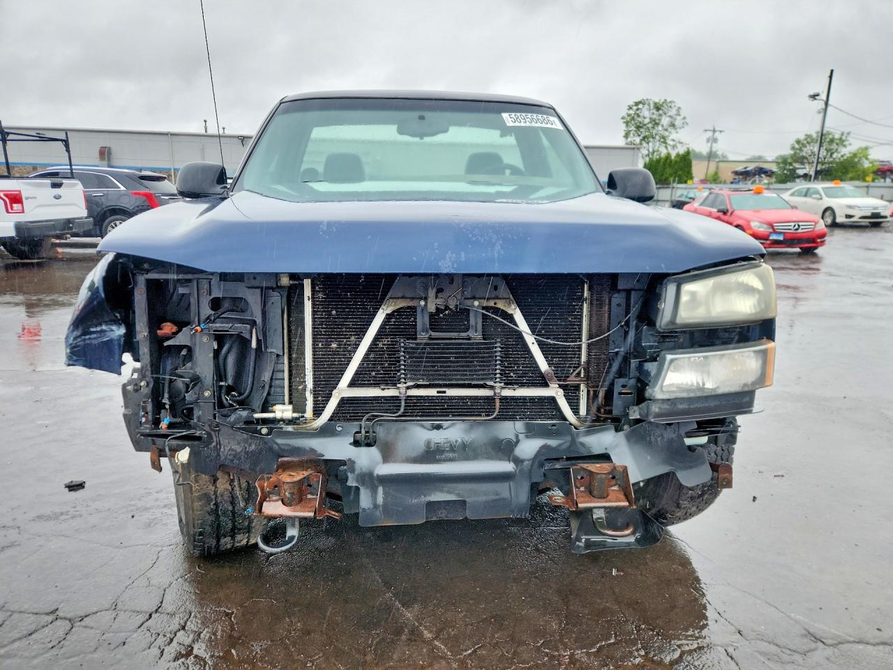 2006 Chevrolet Silverado K1500 Blue vin: 1GCEK14V16E106092
