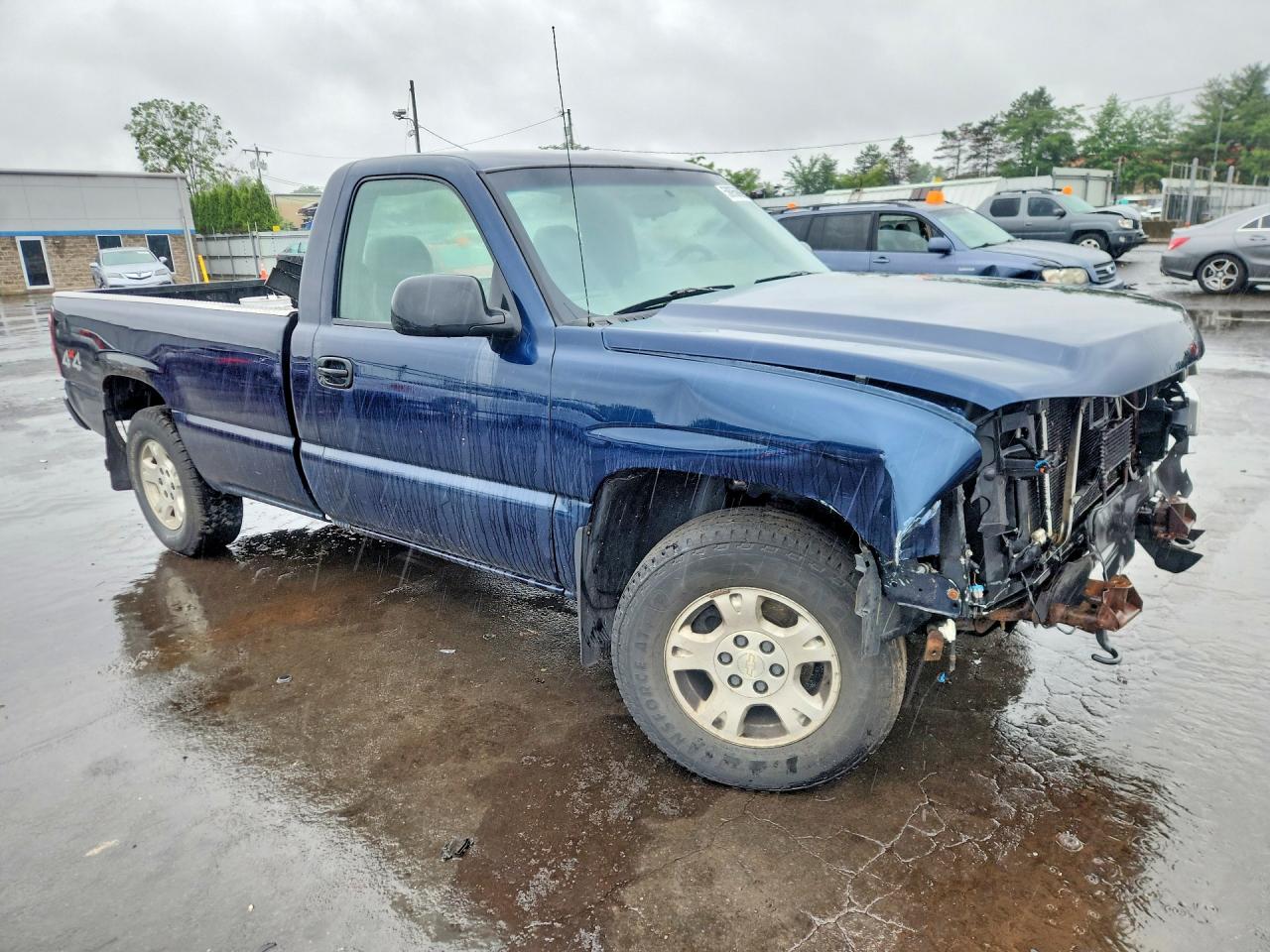 2006 Chevrolet Silverado K1500 Blue vin: 1GCEK14V16E106092