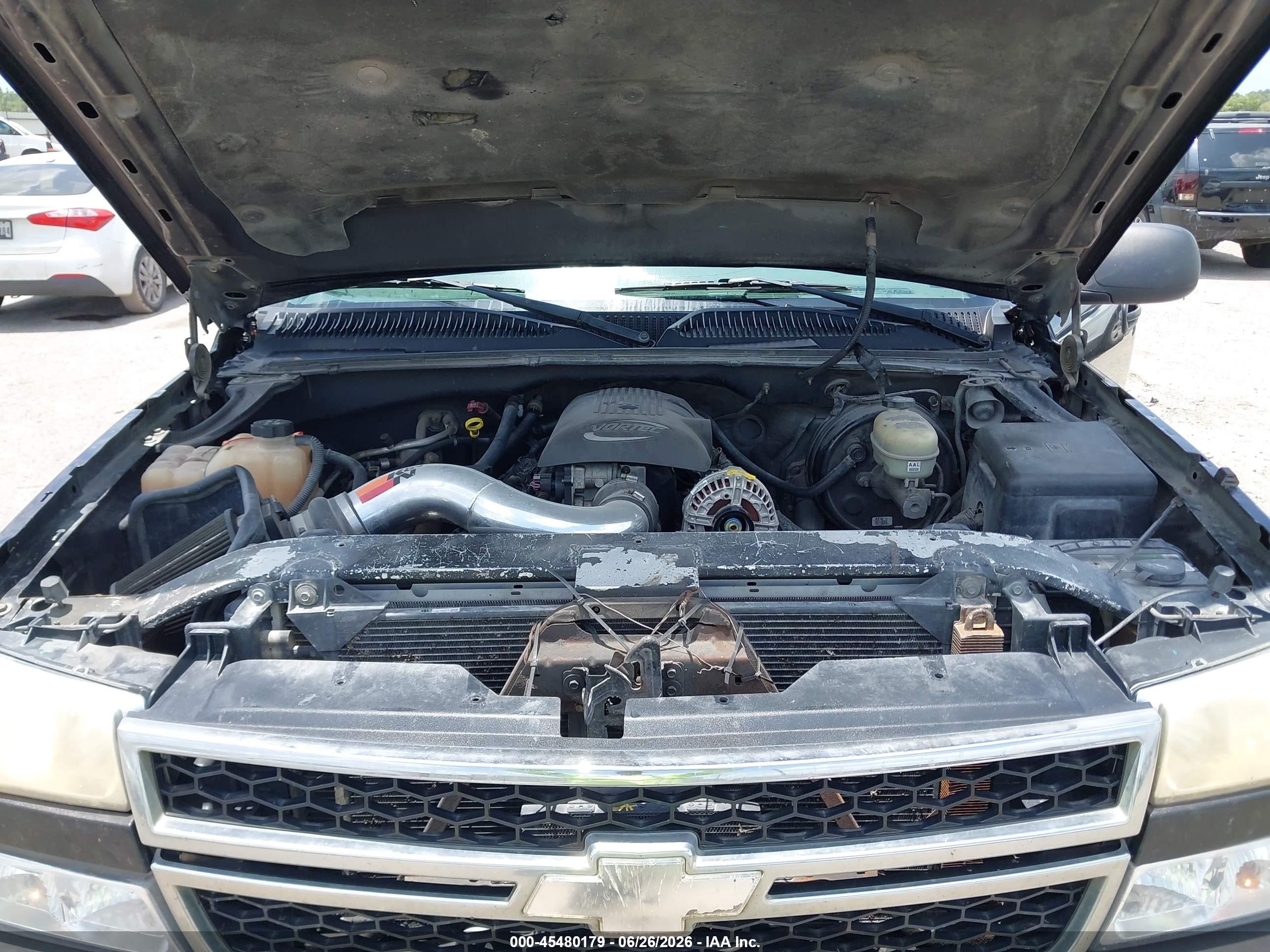 2006 Chevrolet Silverado 1500 Work Truck Черный vin: 1GCEK14V16Z233451