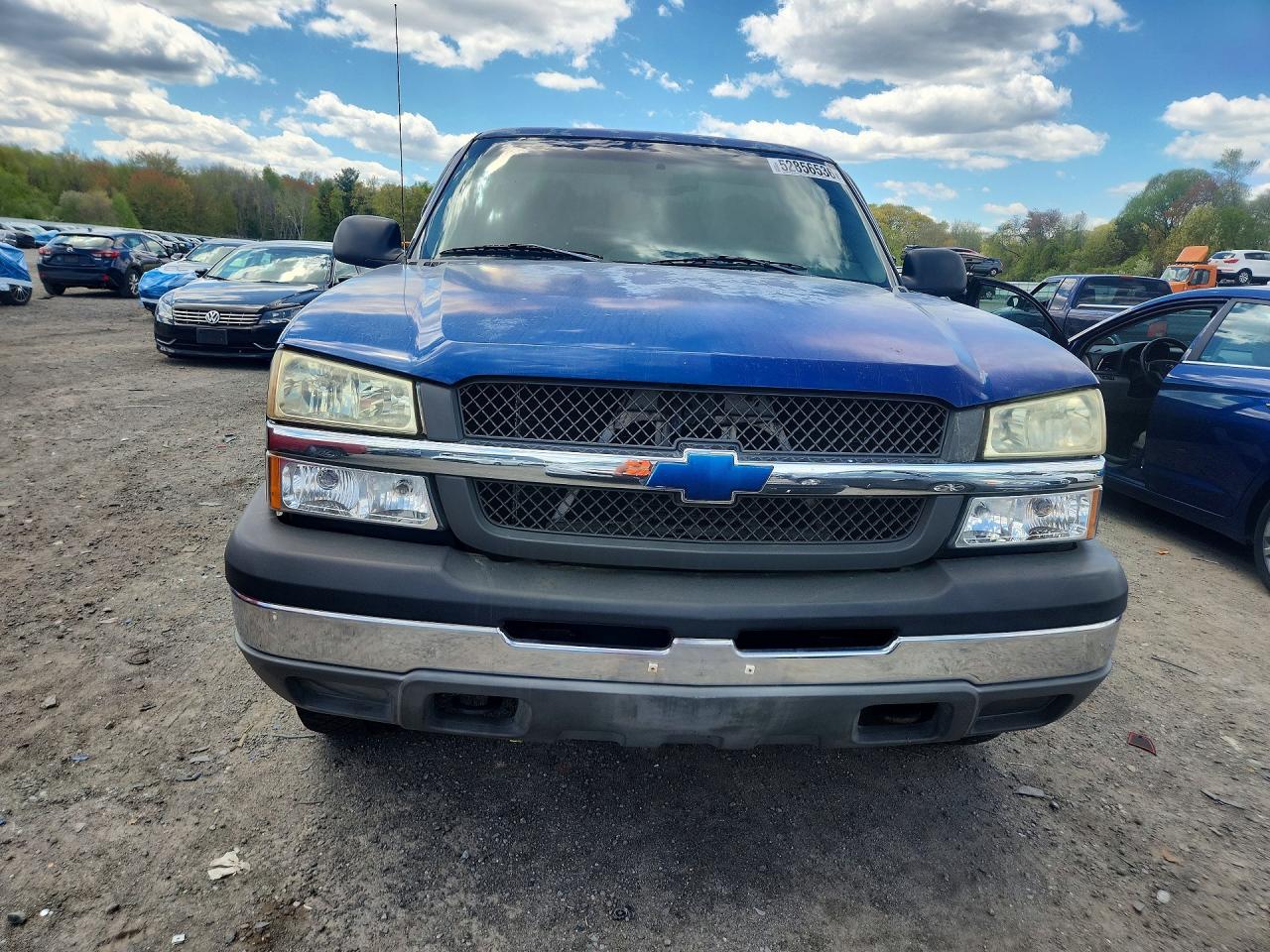 2003 Chevrolet Silverado K1500 Blue vin: 1GCEK14V23E226821