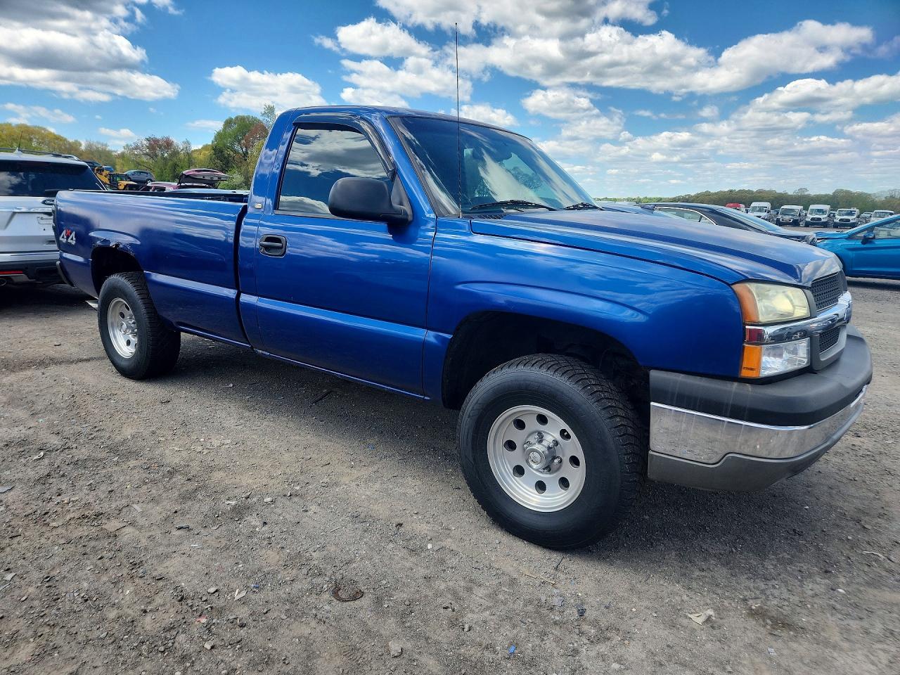 2003 Chevrolet Silverado K1500 Blue vin: 1GCEK14V23E226821