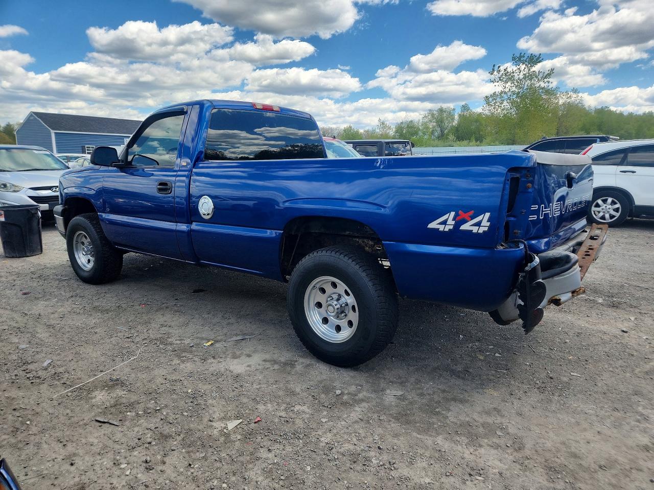 2003 Chevrolet Silverado K1500 Blue vin: 1GCEK14V23E226821