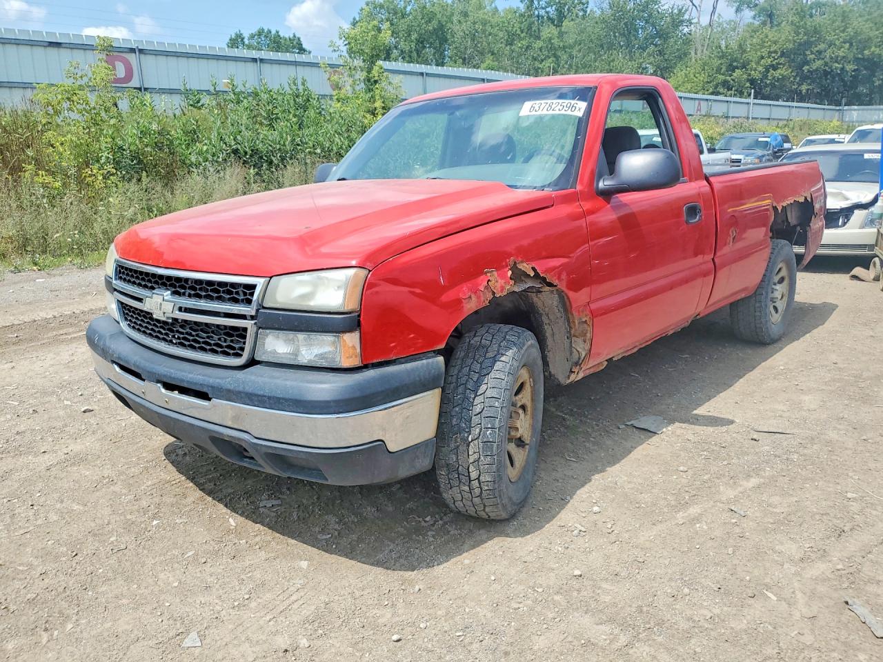 2007 Chevrolet Silverado K1500 Classic Red vin: 1GCEK14V27E185435