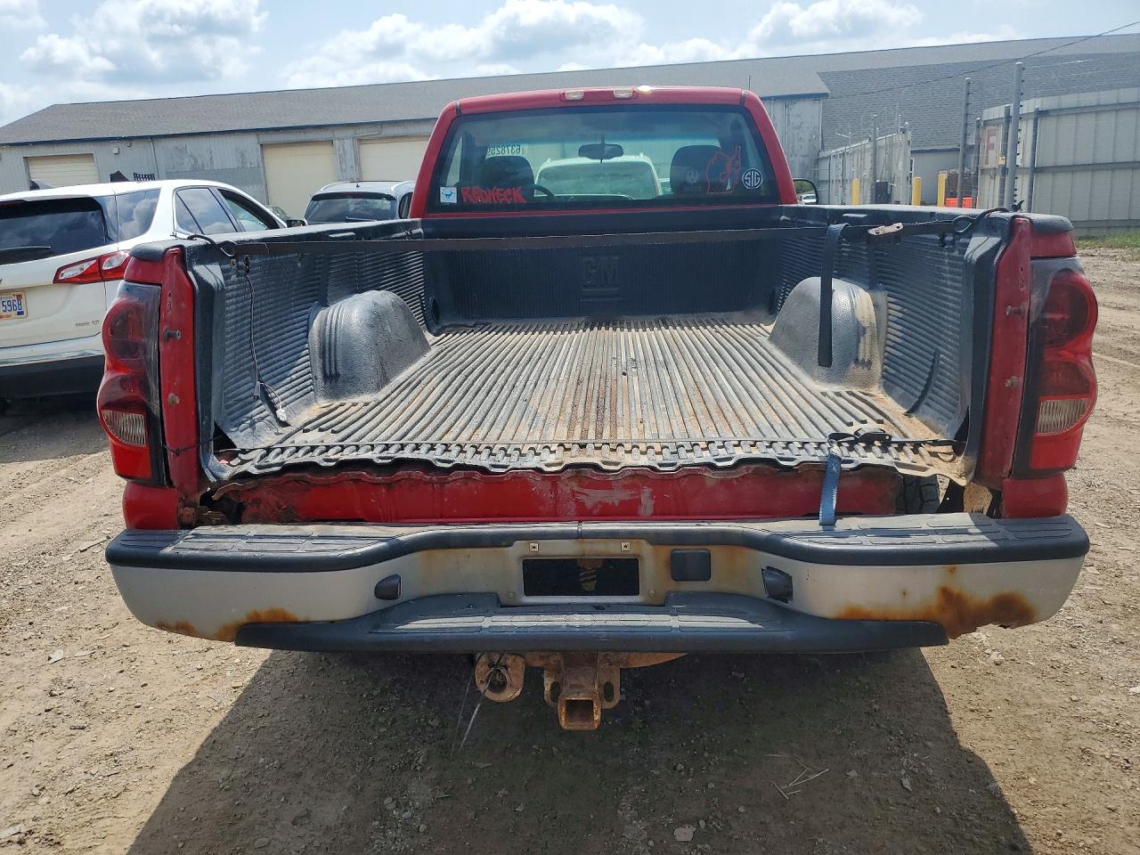 2007 Chevrolet Silverado K1500 Classic Red vin: 1GCEK14V27E185435
